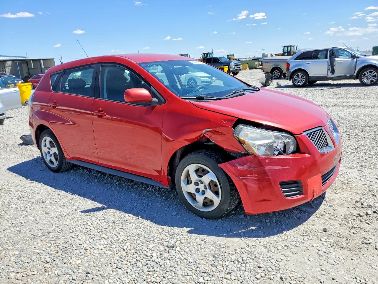 2009 Pontiac Vibe Red vin: 5Y2SP67839Z449748