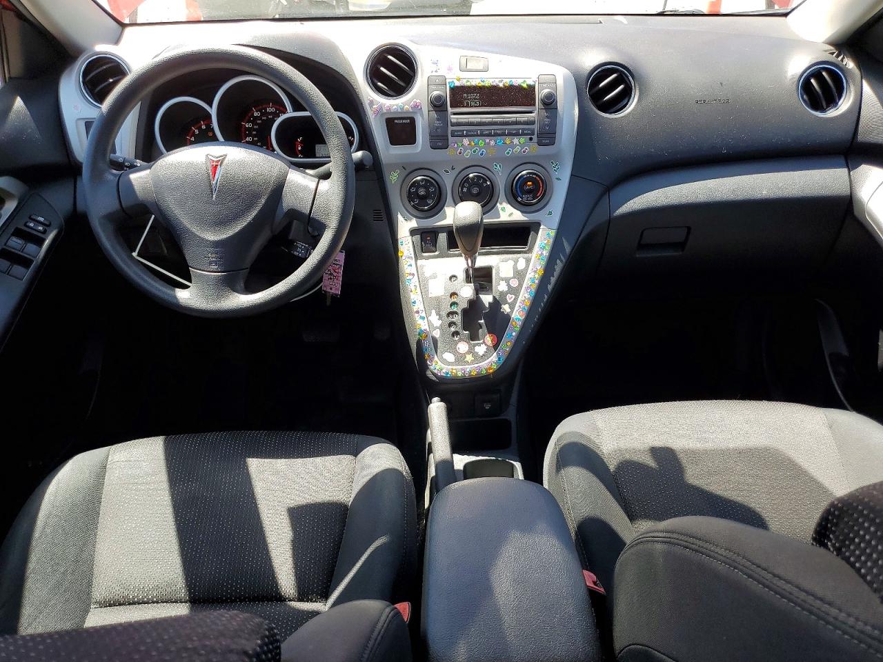 2009 Pontiac Vibe Red vin: 5Y2SP67839Z449748