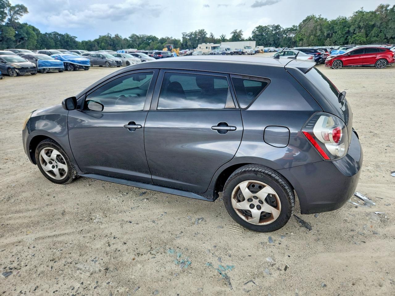 2009 Pontiac Vibe Gray vin: 5Y2SP67849Z417472