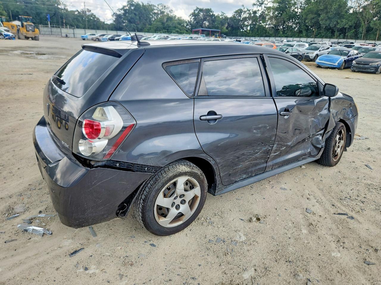 2009 Pontiac Vibe Gray vin: 5Y2SP67849Z417472