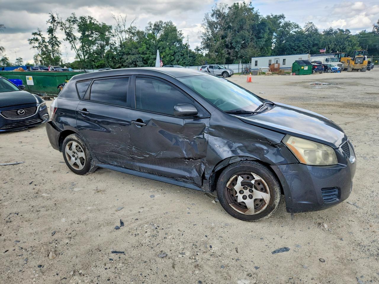 2009 Pontiac Vibe Gray vin: 5Y2SP67849Z417472