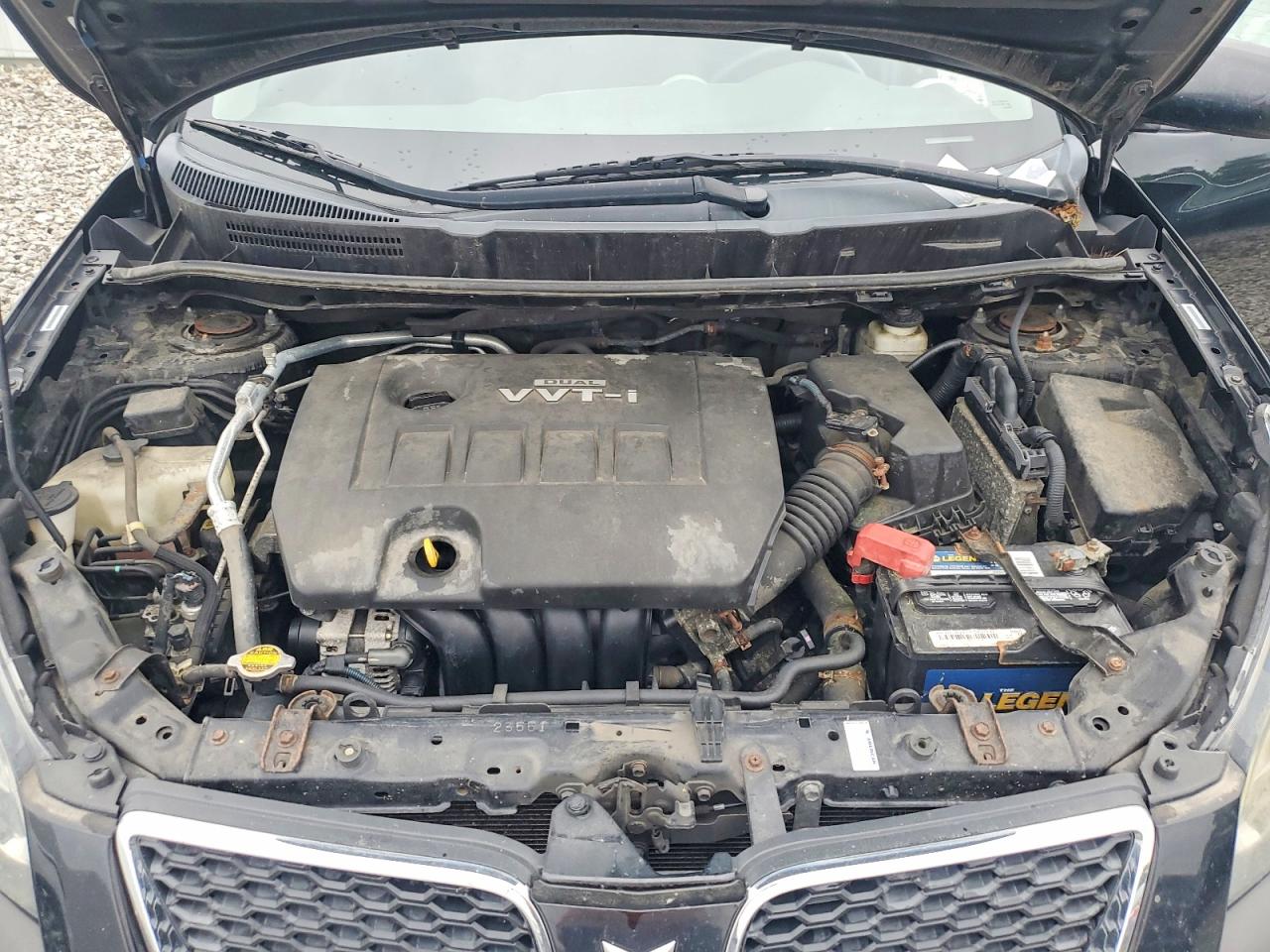 2009 Pontiac Vibe Черный vin: 5Y2SP67849Z423546