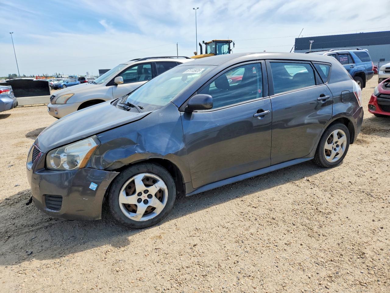 2009 Pontiac Vibe Серебряный vin: 5Y2SP67859Z443403
