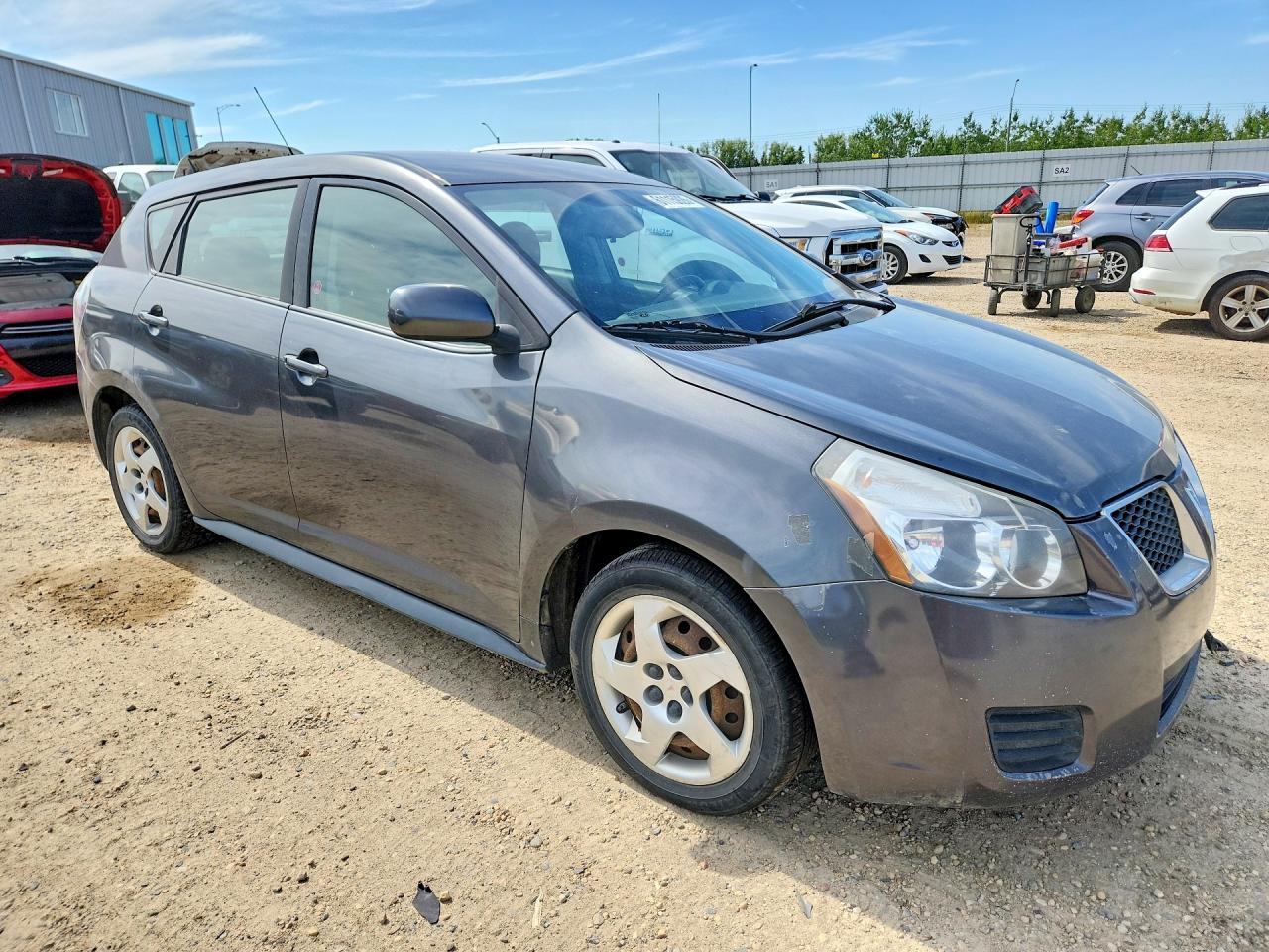 2009 Pontiac Vibe Silver vin: 5Y2SP67859Z443403