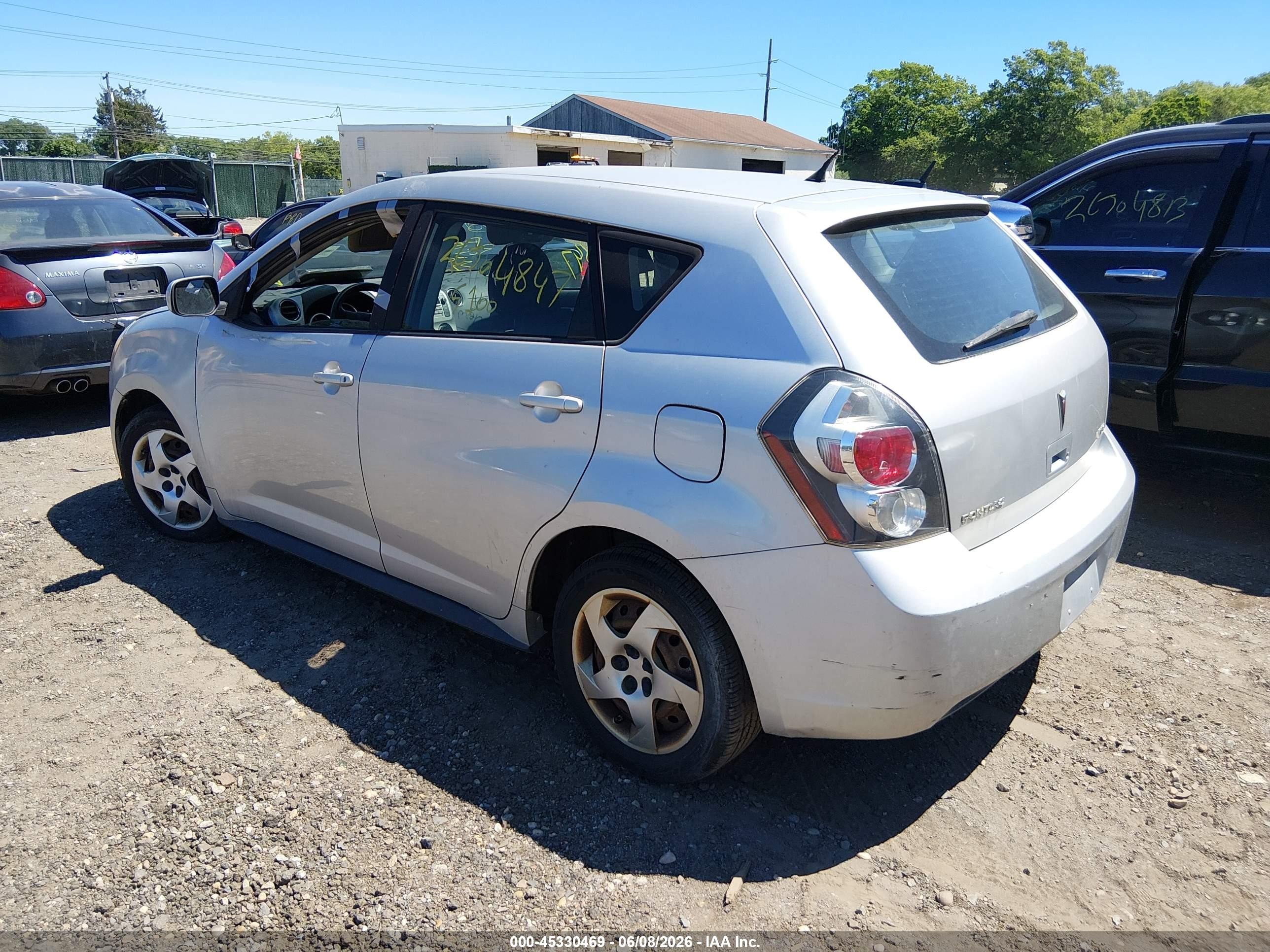 2009 Pontiac Vibe Gray vin: 5Y2SP67859Z449413