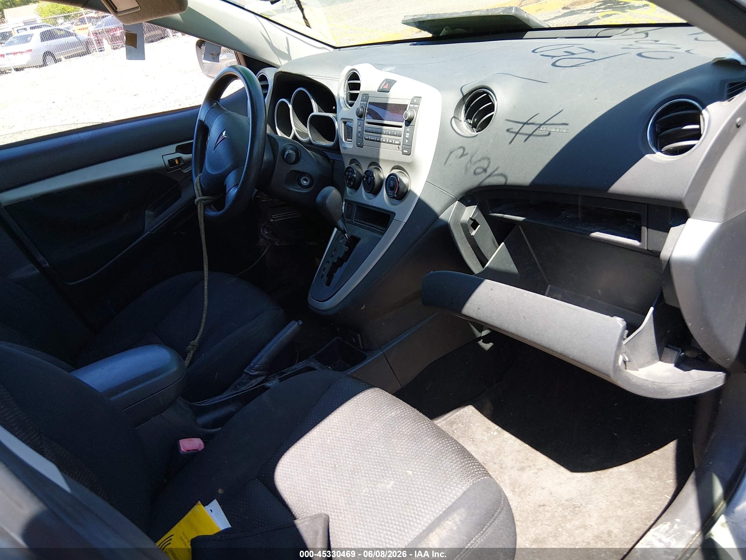 2009 Pontiac Vibe Gray vin: 5Y2SP67859Z449413