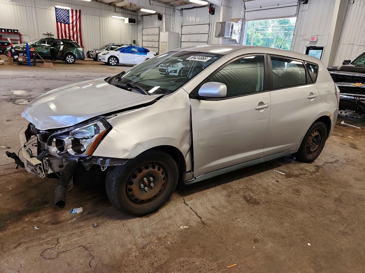 2009 Pontiac Vibe Серебряный vin: 5Y2SP67879Z454094