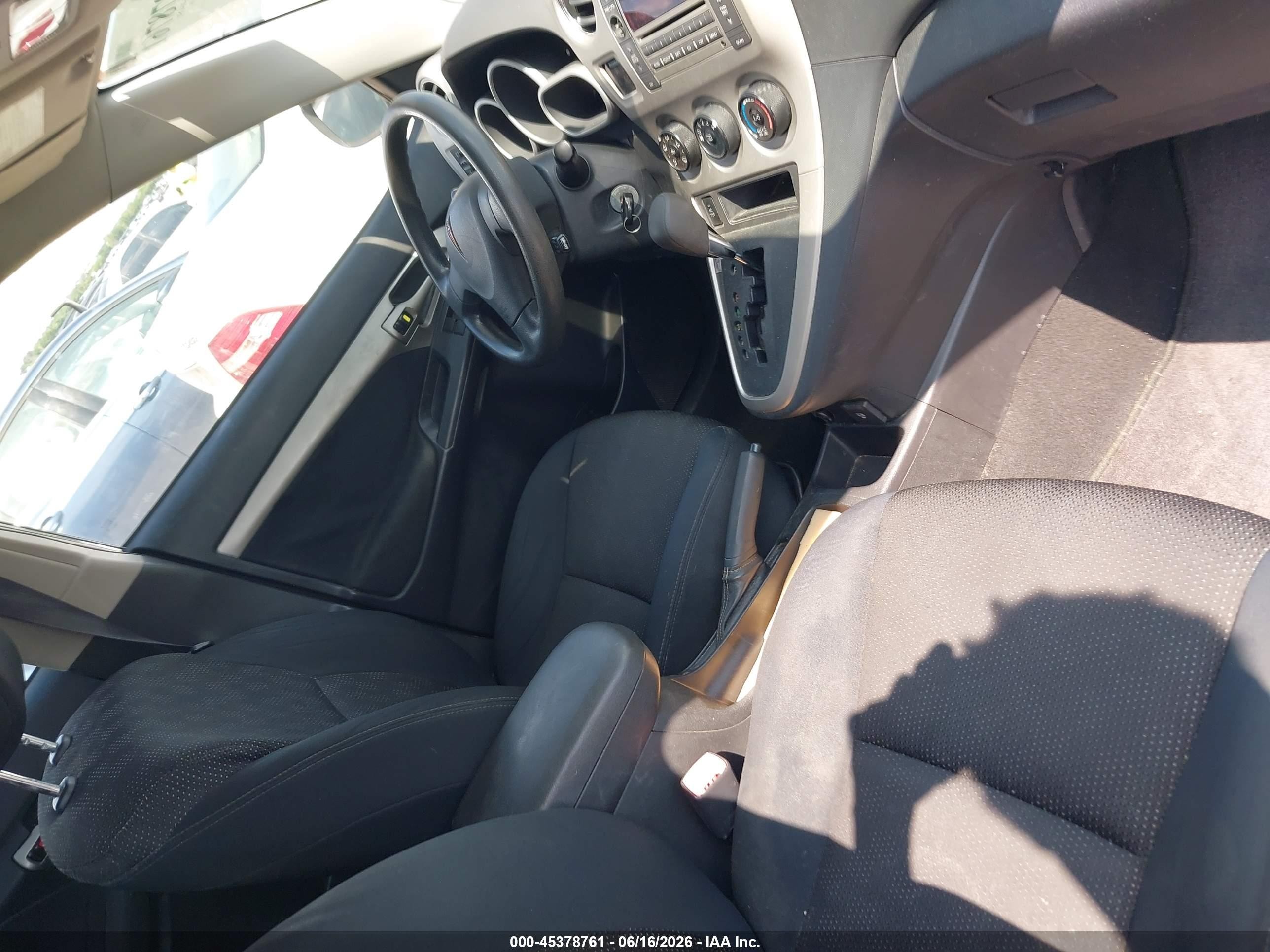 2009 Pontiac Vibe Gray vin: 5Y2SP67889Z435196
