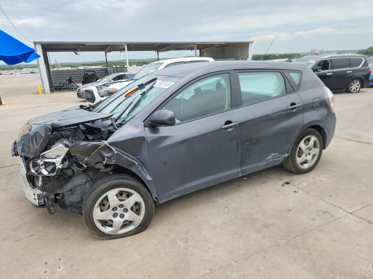 2009 Pontiac Vibe Gray vin: 5Y2SP67889Z435215