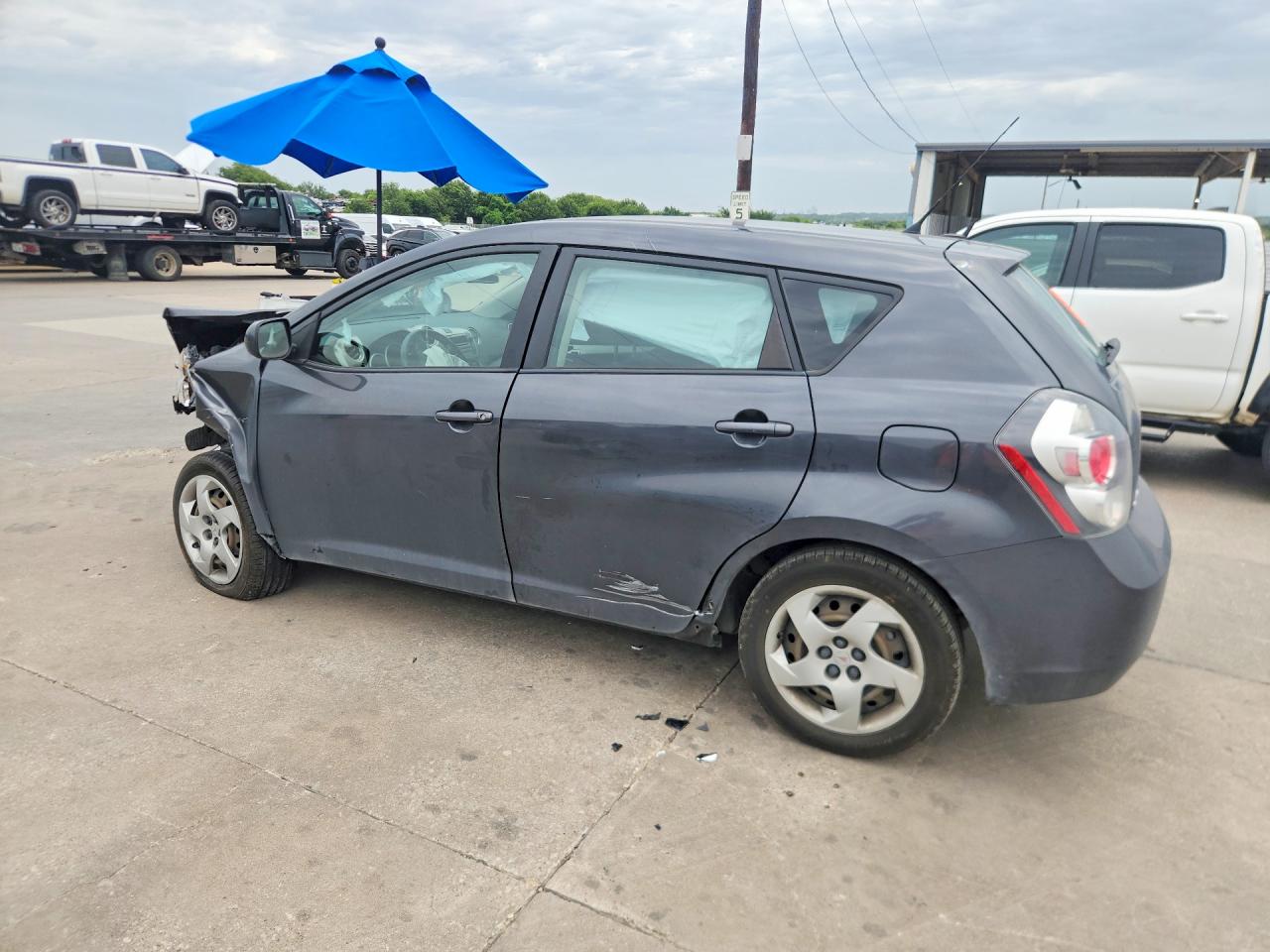 2009 Pontiac Vibe Gray vin: 5Y2SP67889Z435215
