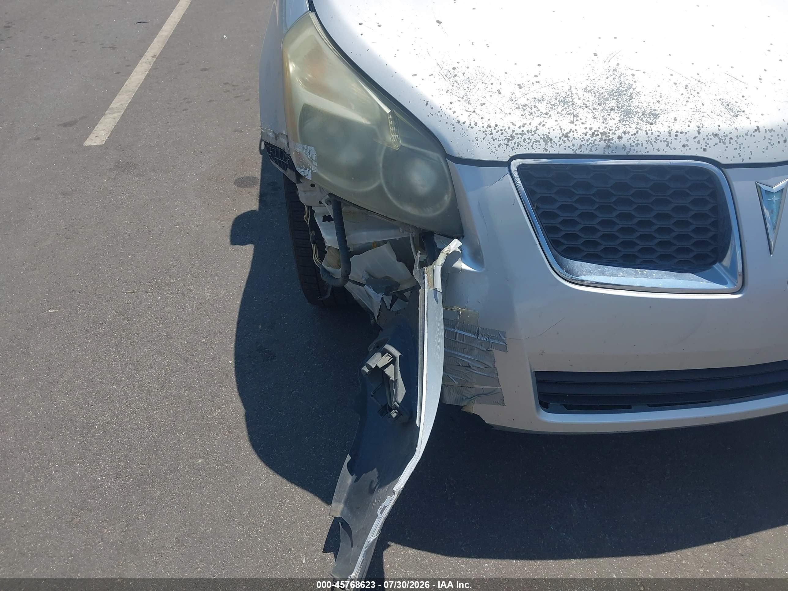 2009 Pontiac Vibe   Silver vin: 5Y2SP67889Z469901