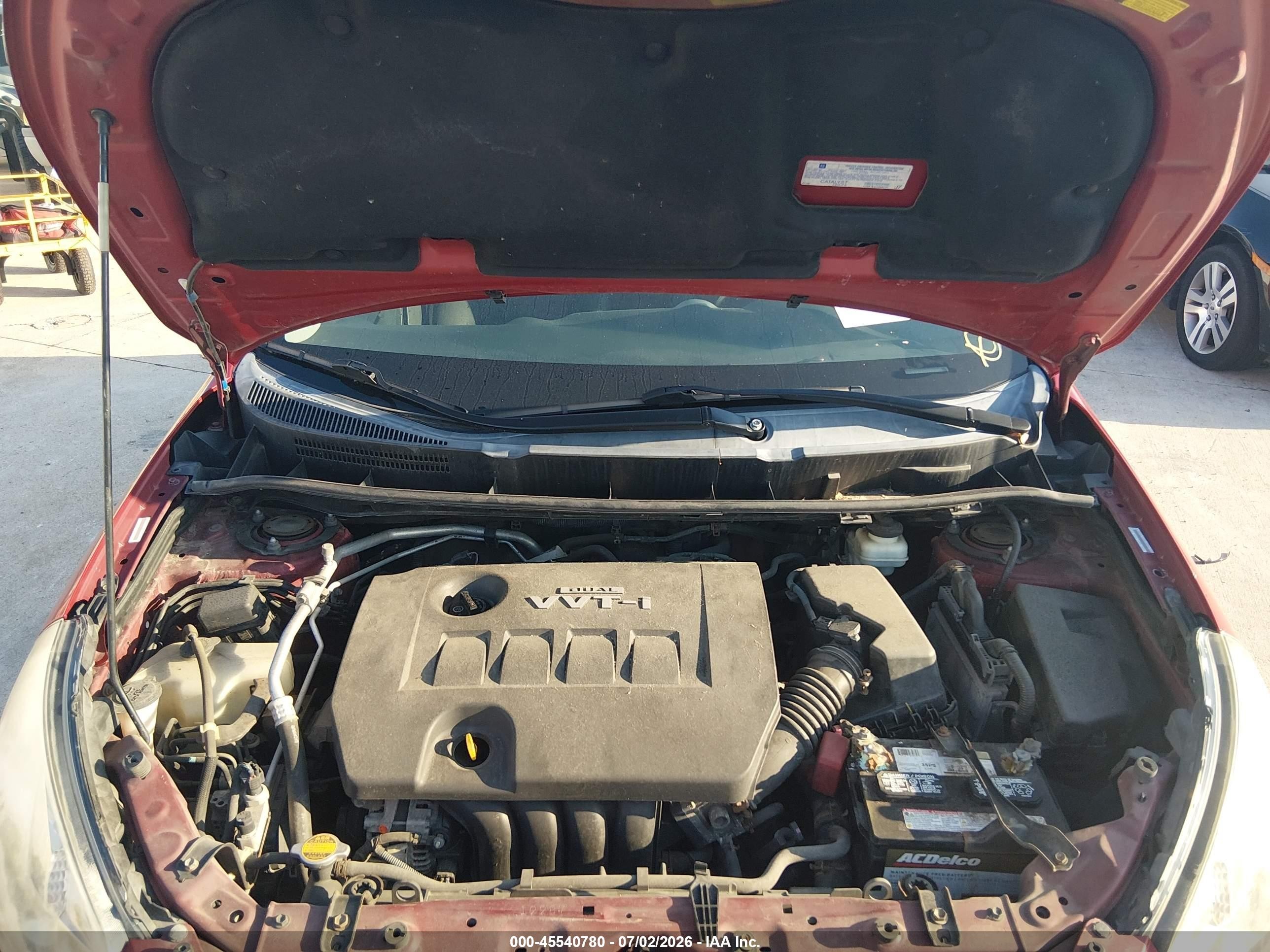 2009 Pontiac Vibe   Red vin: 5Y2SP67899Z438141