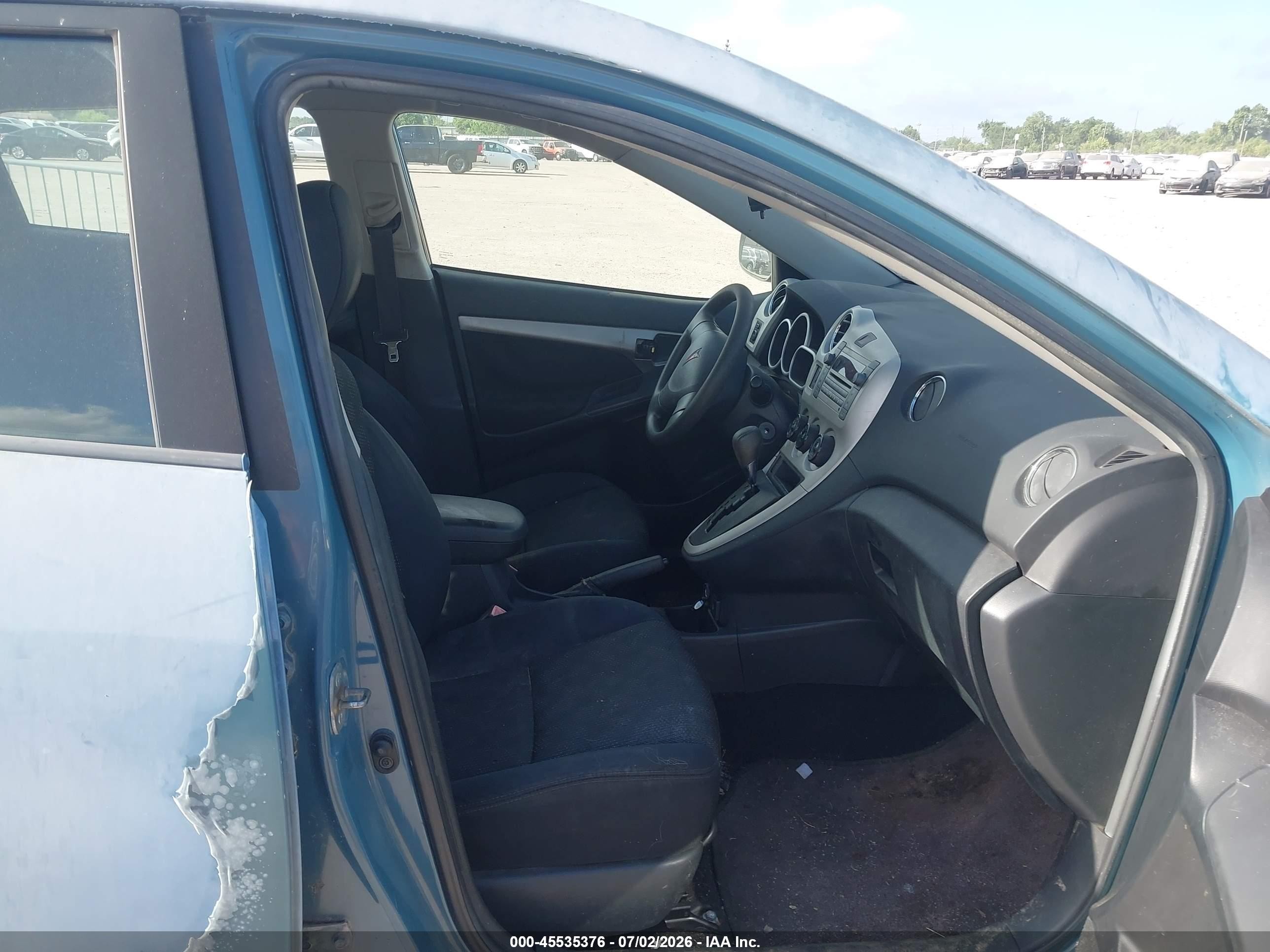 2009 Pontiac Vibe   Light Blue vin: 5Y2SP678X9Z438665