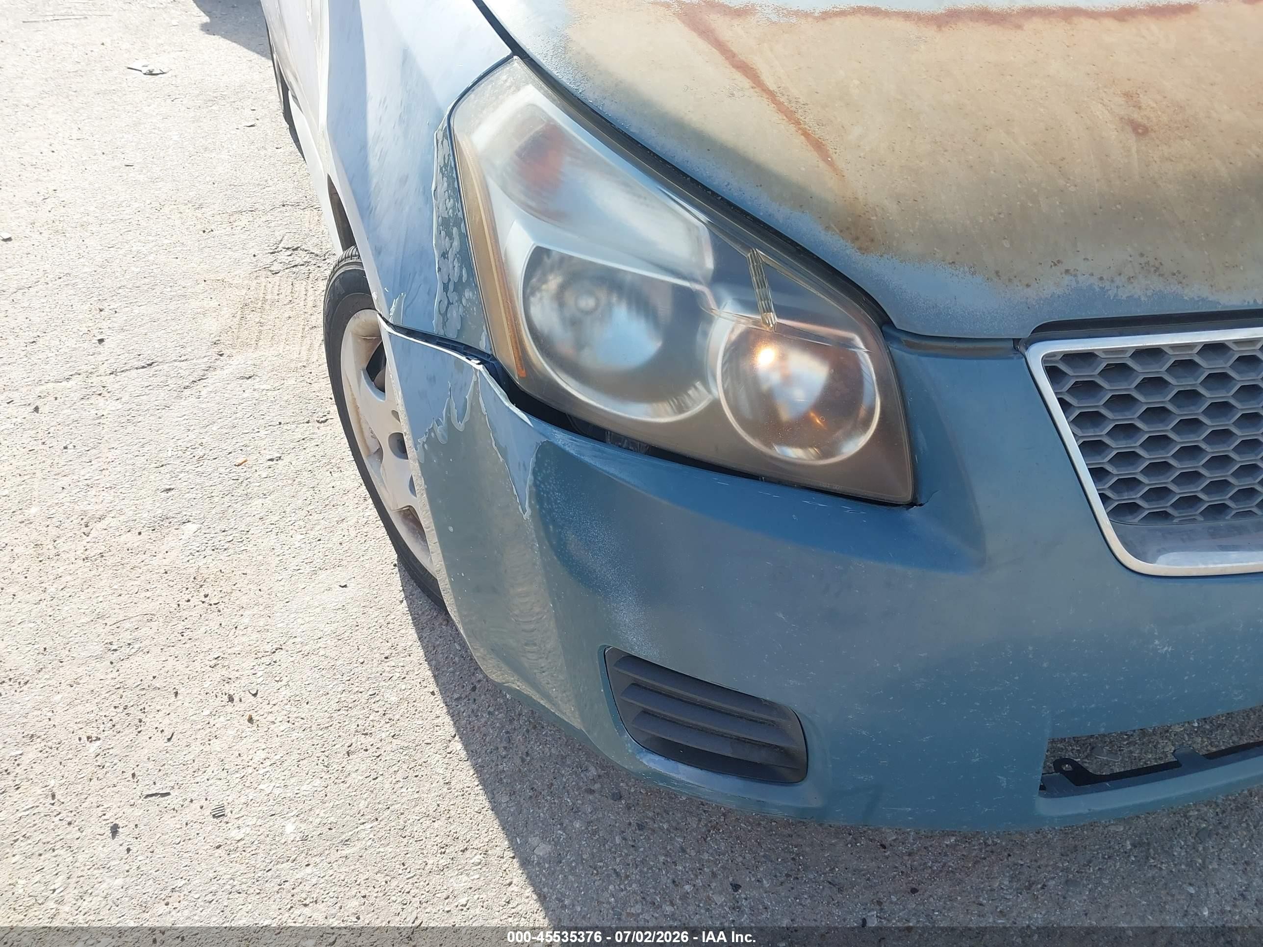 2009 Pontiac Vibe   Light Blue vin: 5Y2SP678X9Z438665