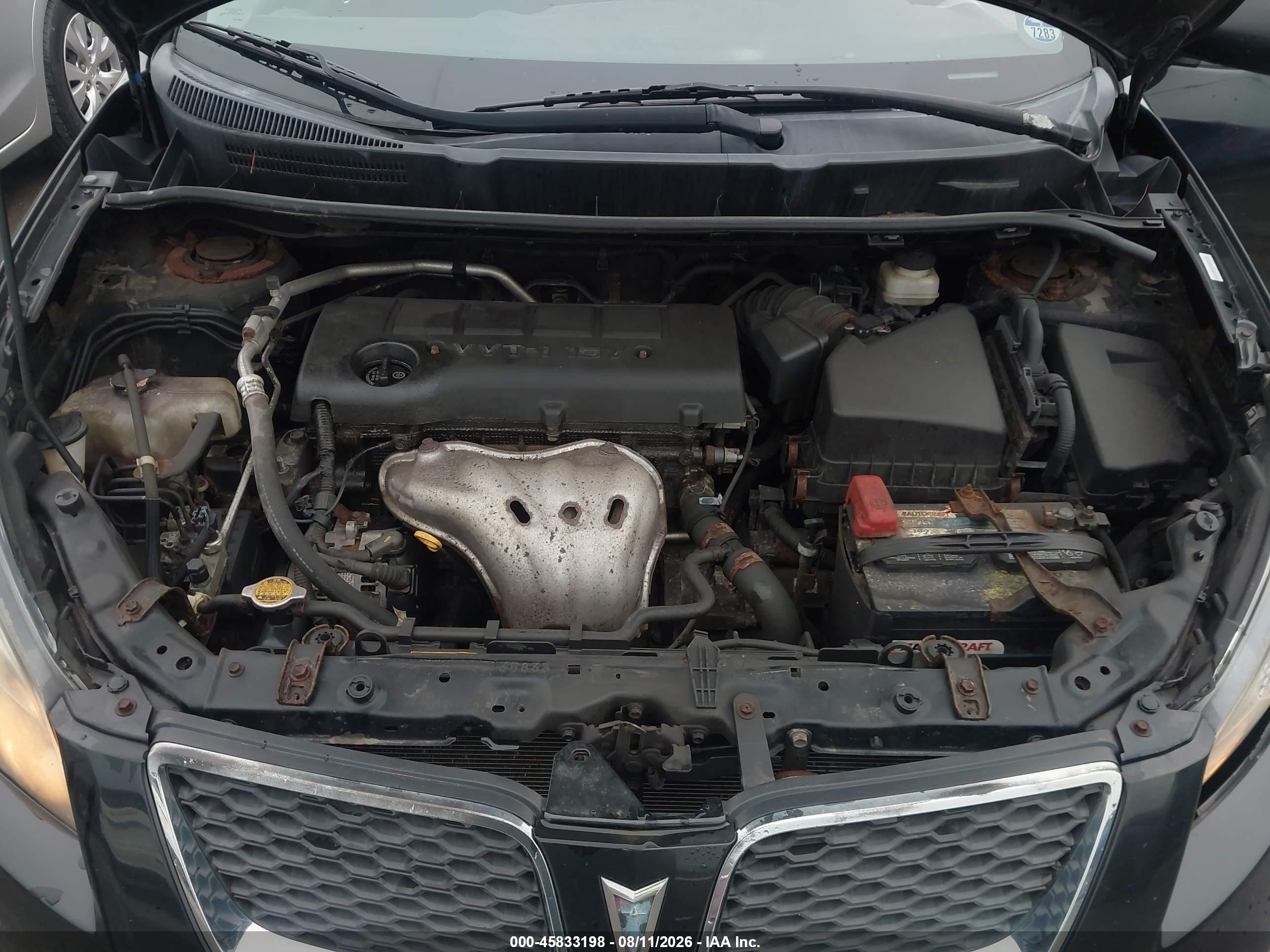 2010 Pontiac Vibe   Black vin: 5Y2SP6E03AZ410465