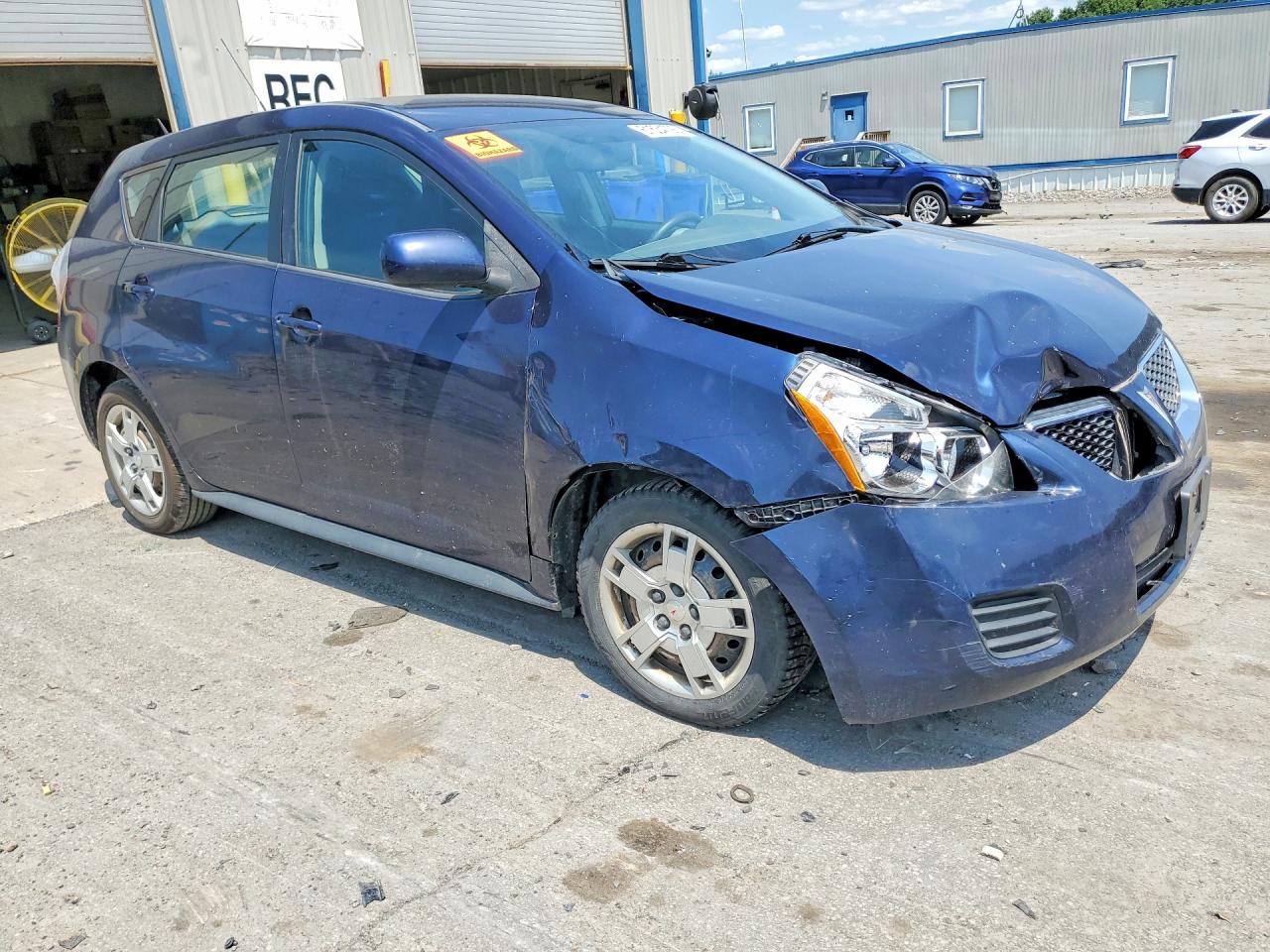2010 Pontiac Vibe Синий vin: 5Y2SP6E04AZ415383