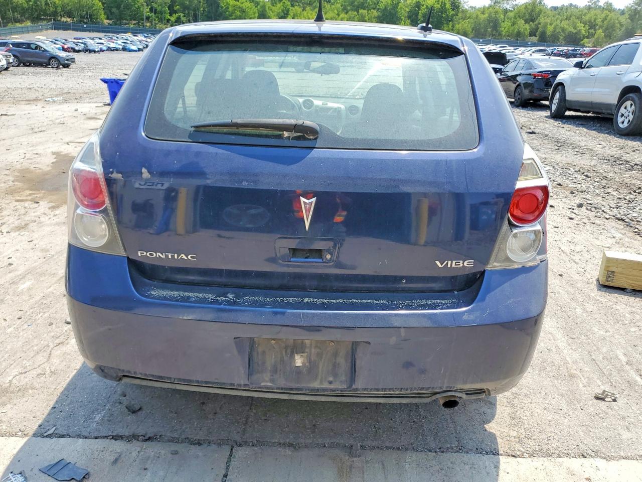 2010 Pontiac Vibe Синий vin: 5Y2SP6E04AZ415383