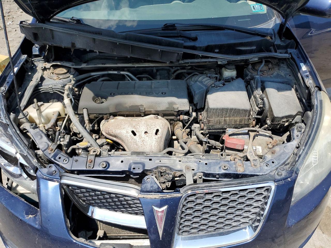 2010 Pontiac Vibe Синий vin: 5Y2SP6E04AZ415383