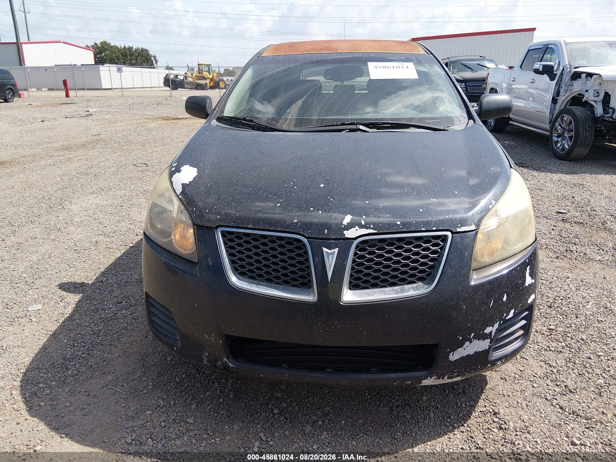 2010 Pontiac Vibe   Черный vin: 5Y2SP6E07AZ418830