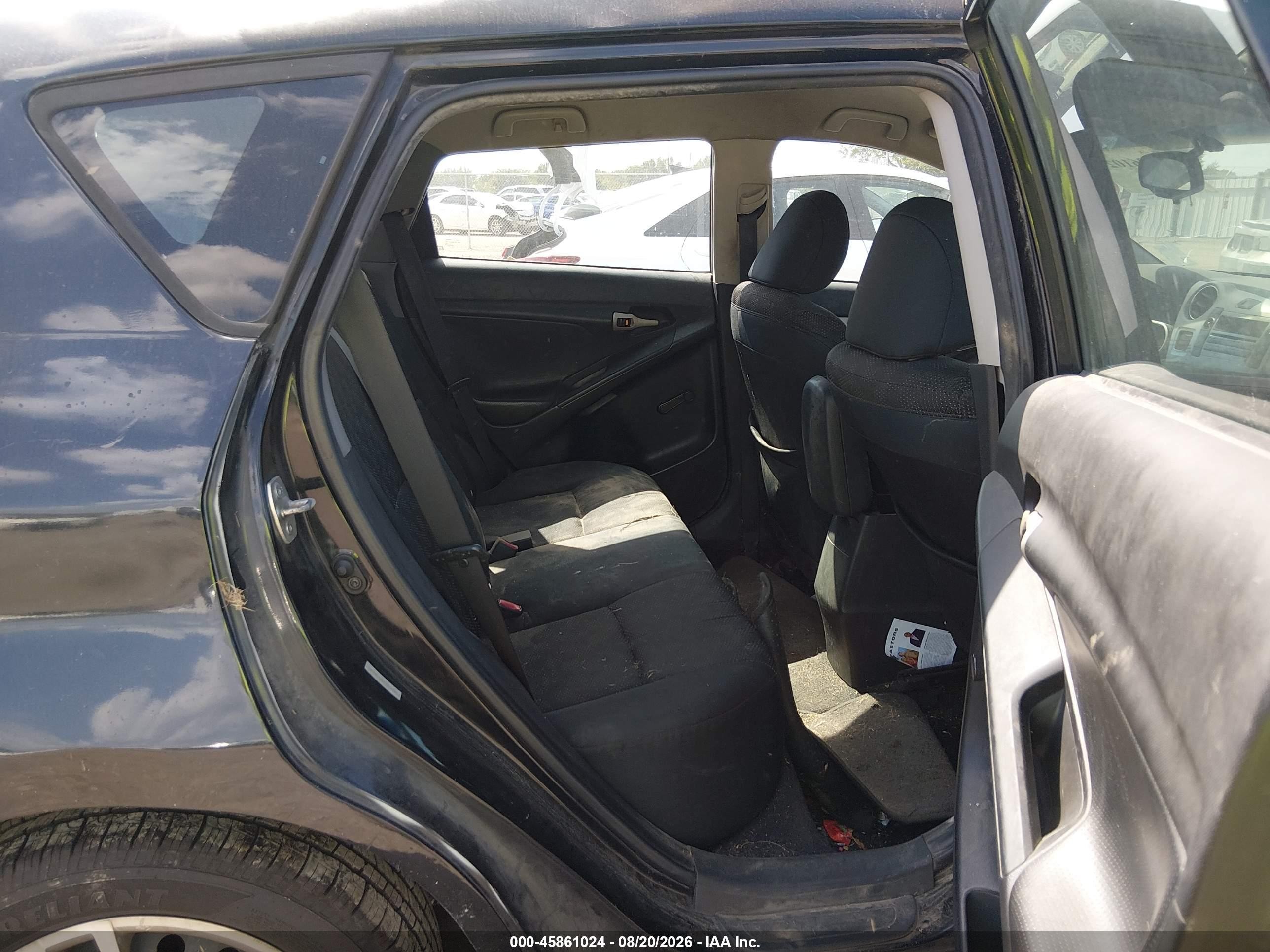 2010 Pontiac Vibe   Черный vin: 5Y2SP6E07AZ418830