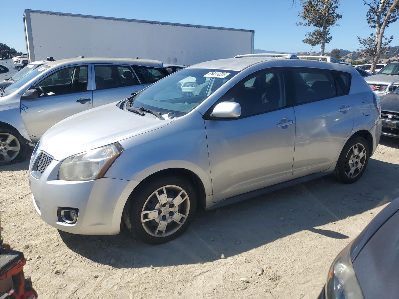 2010 Pontiac Vibe Gray vin: 5Y2SP6E08AZ405729