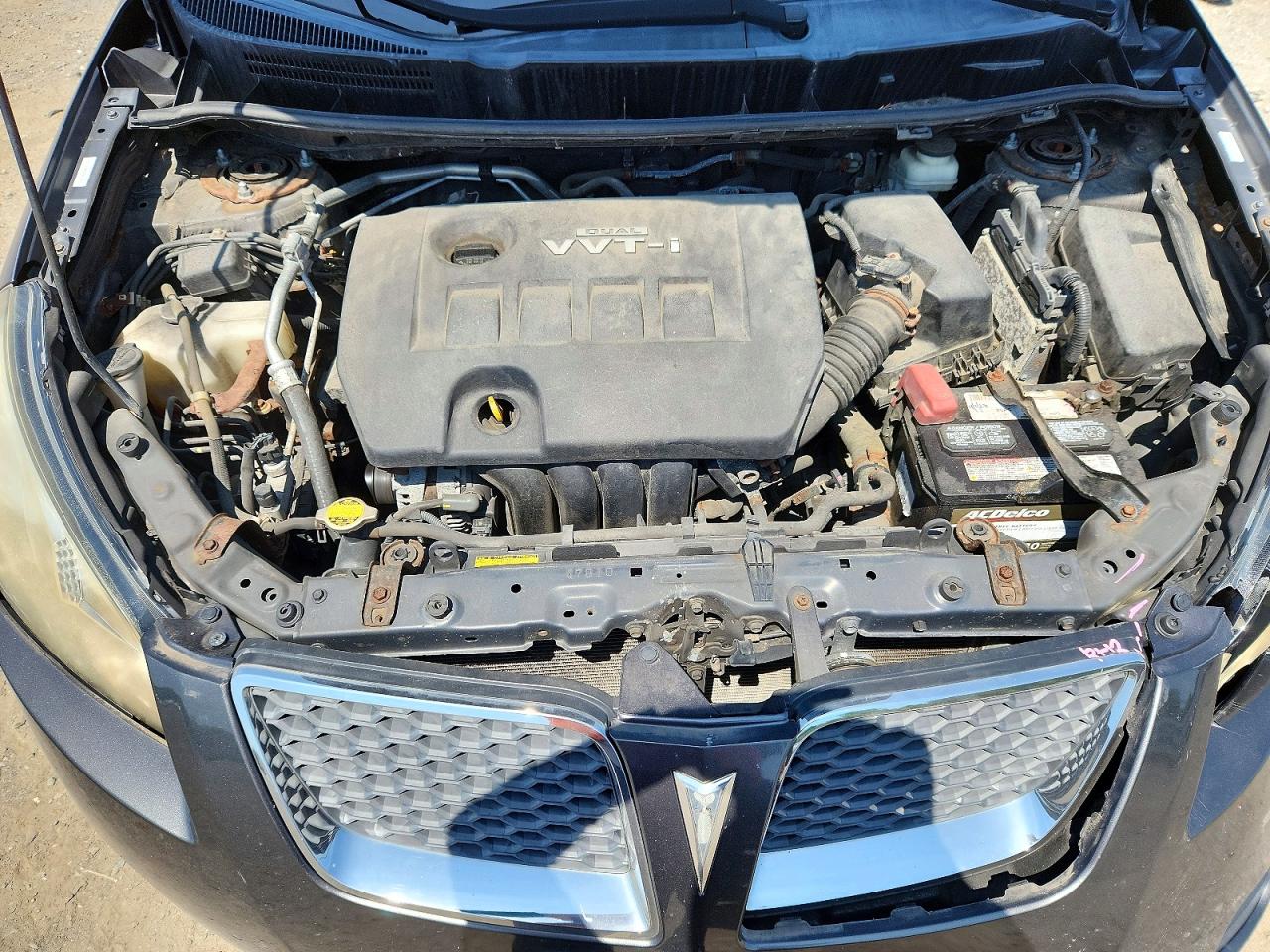 2010 Pontiac Vibe Gray vin: 5Y2SP6E80AZ413457