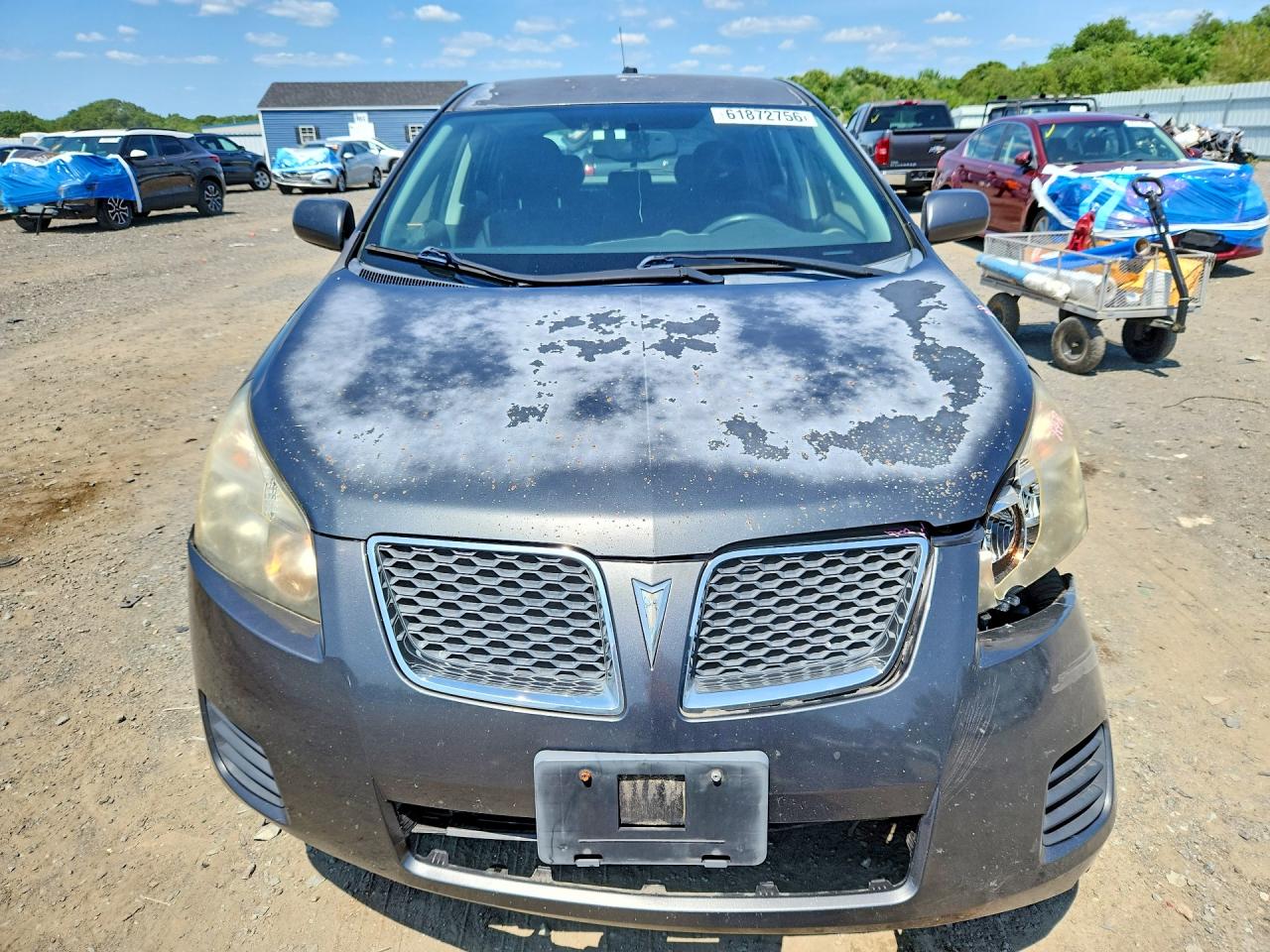 2010 Pontiac Vibe Gray vin: 5Y2SP6E80AZ413457