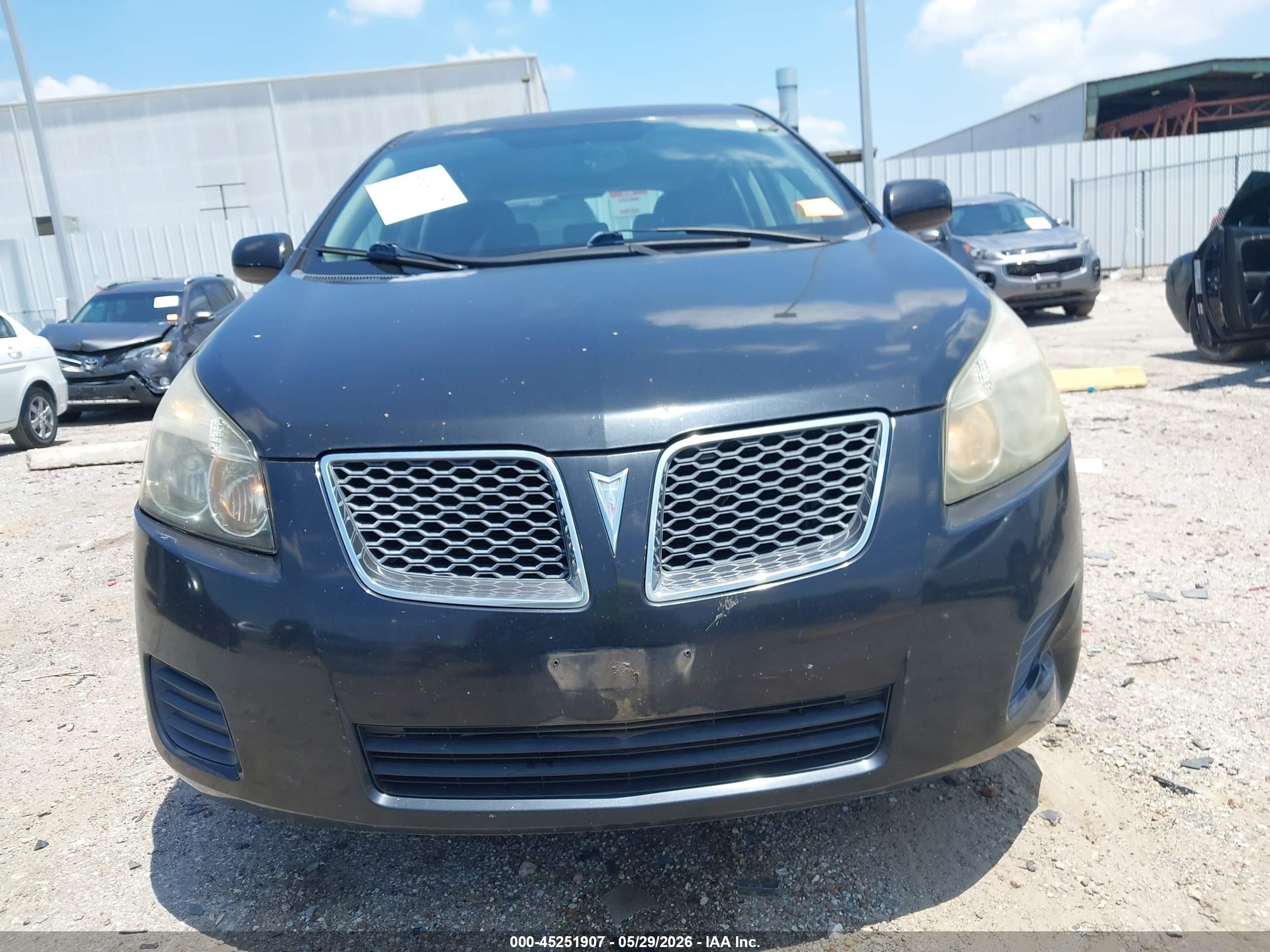2010 Pontiac Vibe   Черный vin: 5Y2SP6E80AZ417976