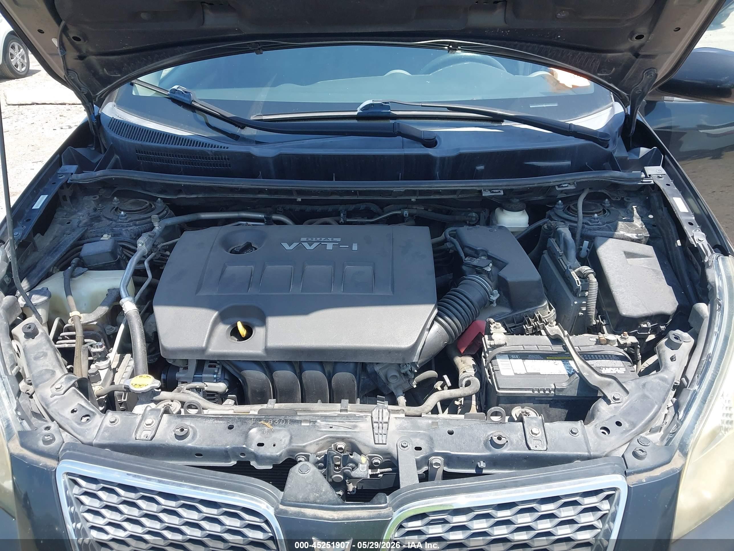 2010 Pontiac Vibe   Черный vin: 5Y2SP6E80AZ417976