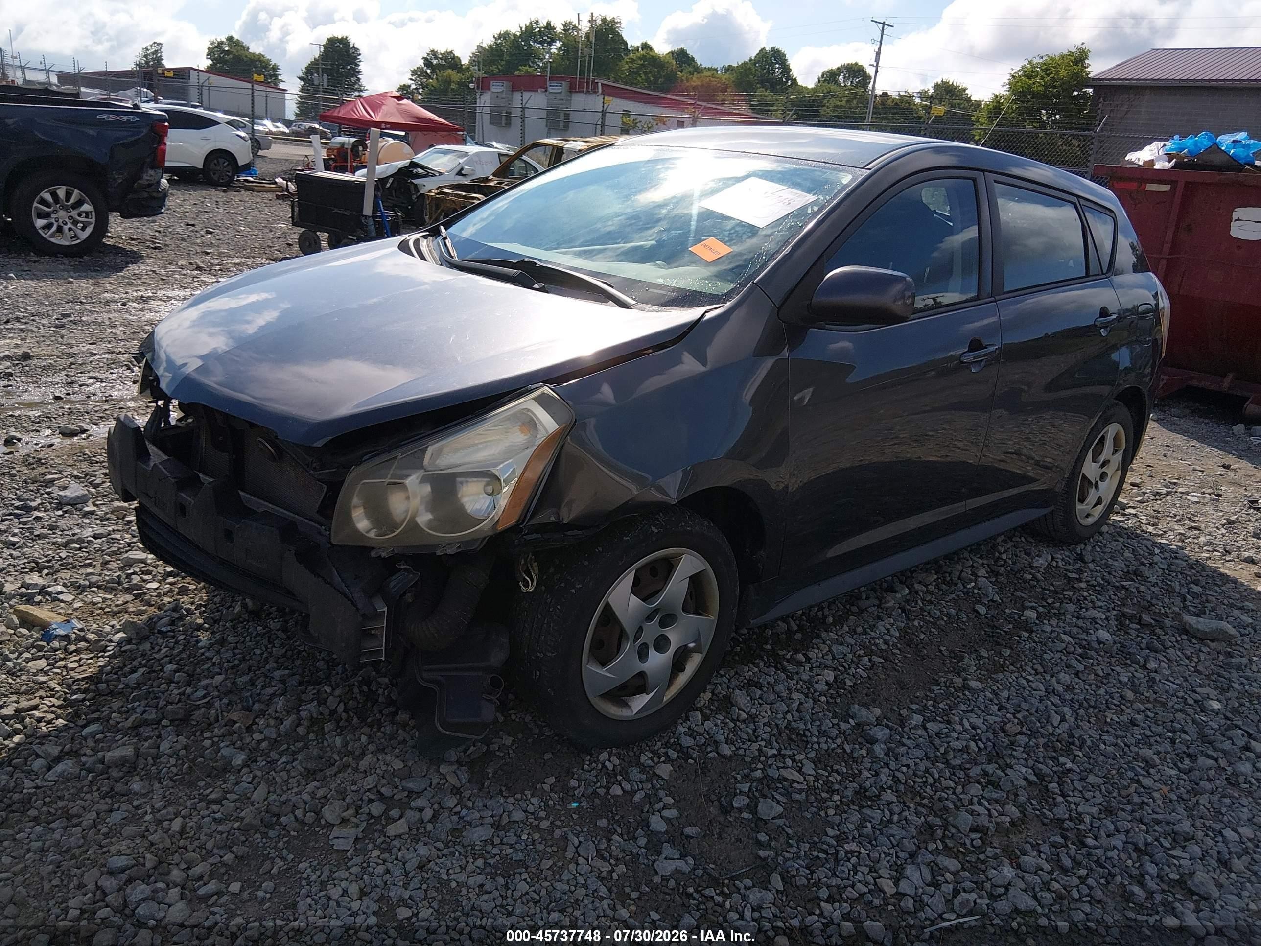 2010 Pontiac Vibe   Pewter vin: 5Y2SP6E82AZ404078