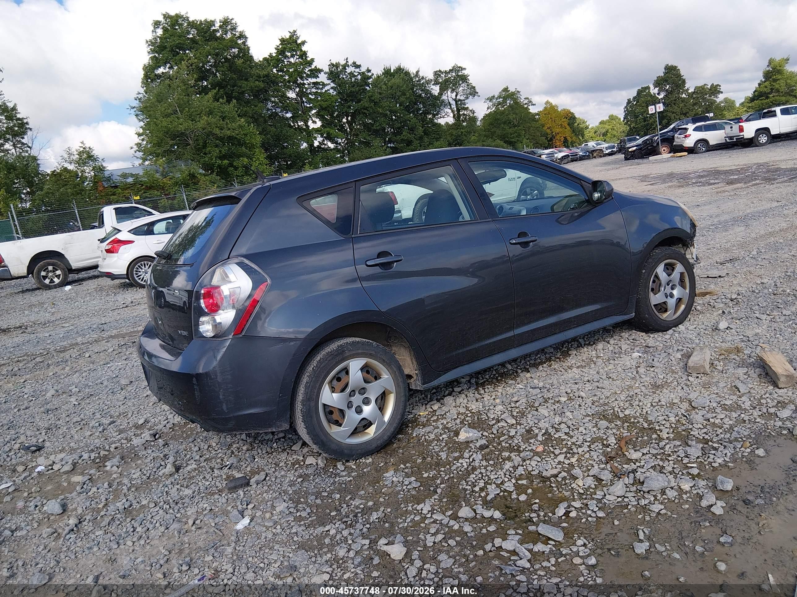 2010 Pontiac Vibe   Pewter vin: 5Y2SP6E82AZ404078