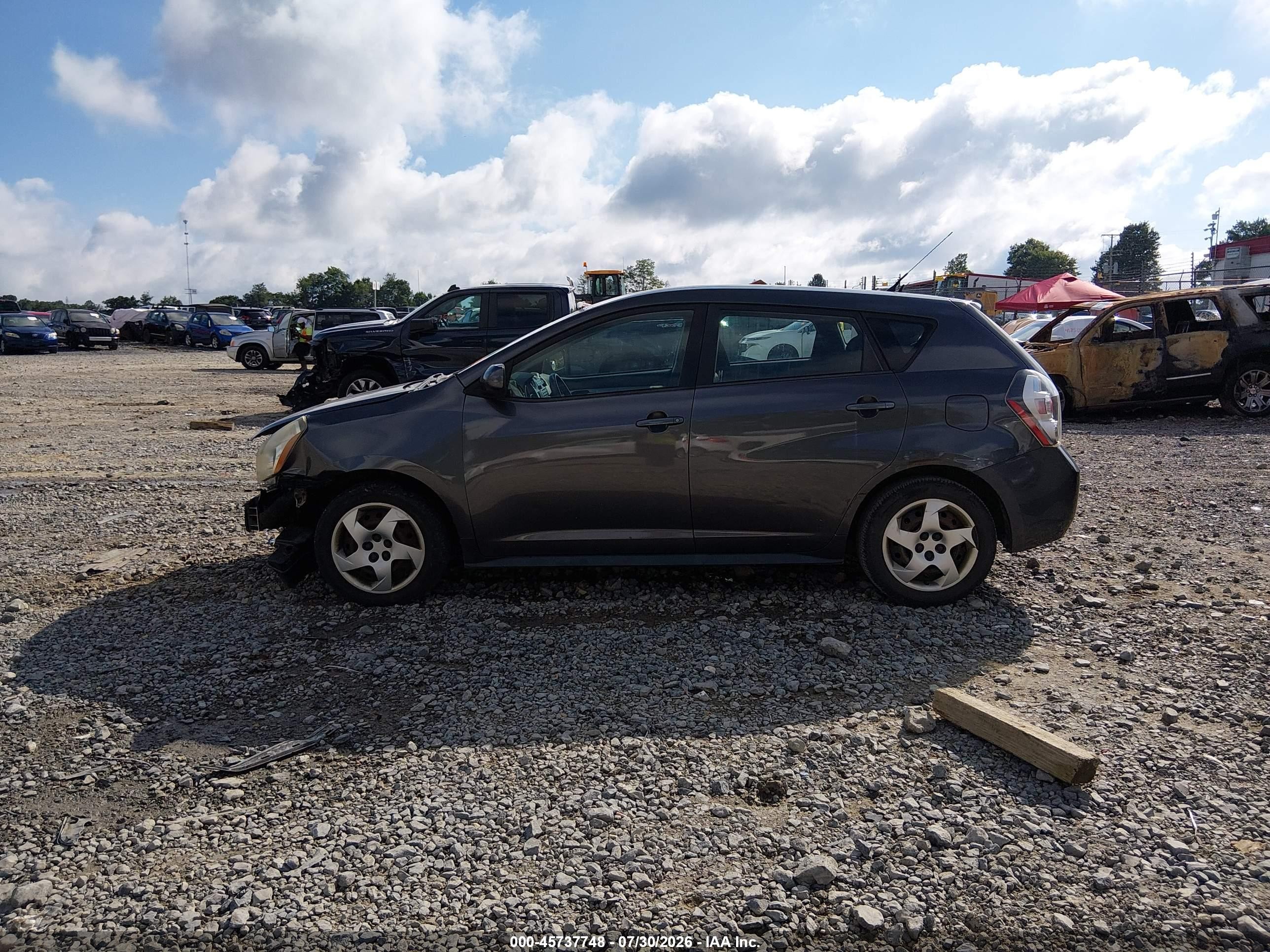 2010 Pontiac Vibe   Pewter vin: 5Y2SP6E82AZ404078