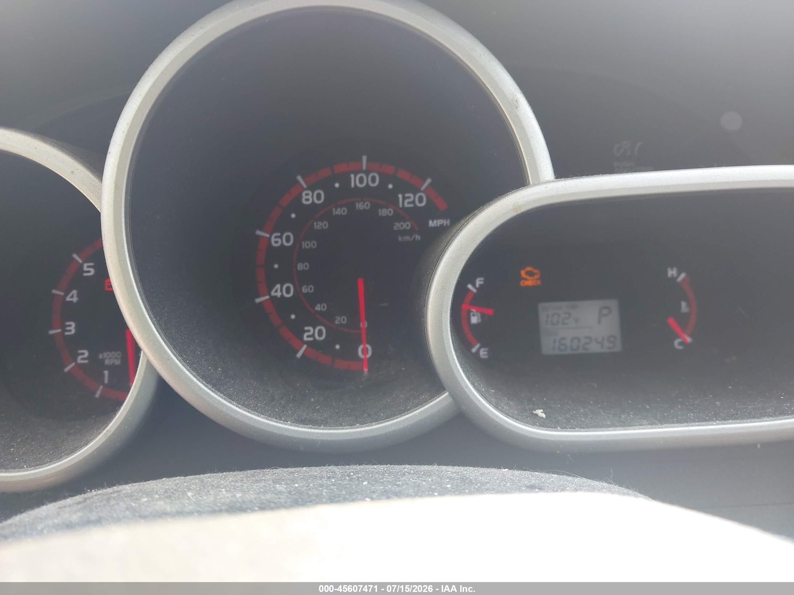 2010 Pontiac Vibe   Red vin: 5Y2SP6E82AZ413086