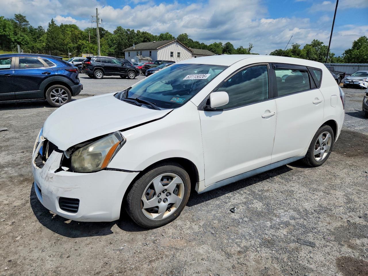 2010 Pontiac Vibe White vin: 5Y2SP6E82AZ415954