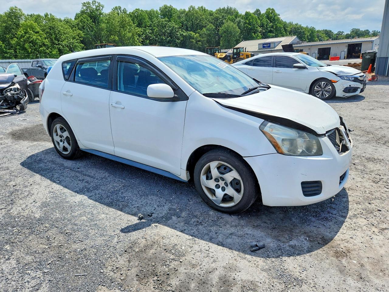 2010 Pontiac Vibe White vin: 5Y2SP6E82AZ415954