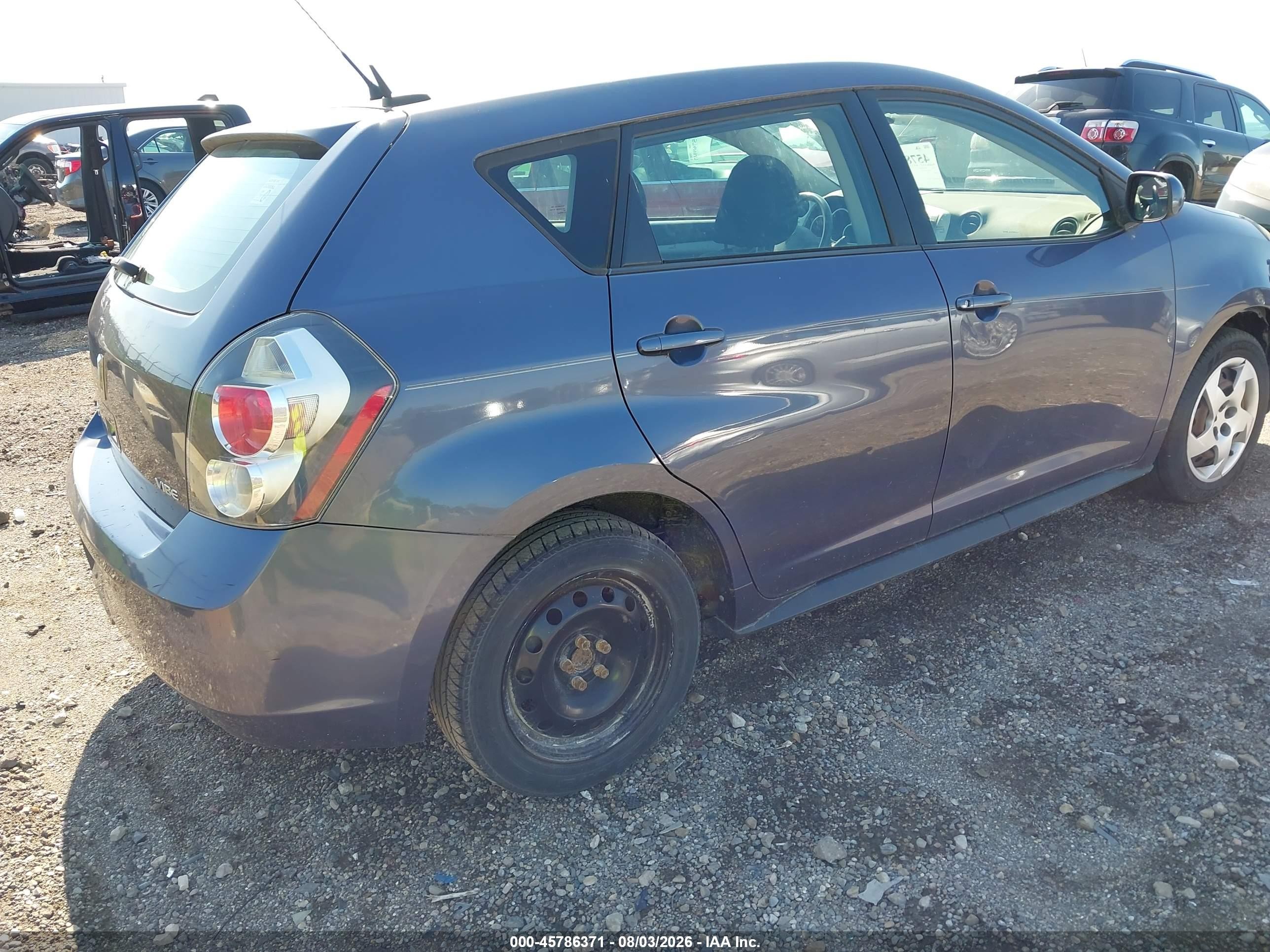 2010 Pontiac Vibe Gray vin: 5Y2SP6E83AZ403957