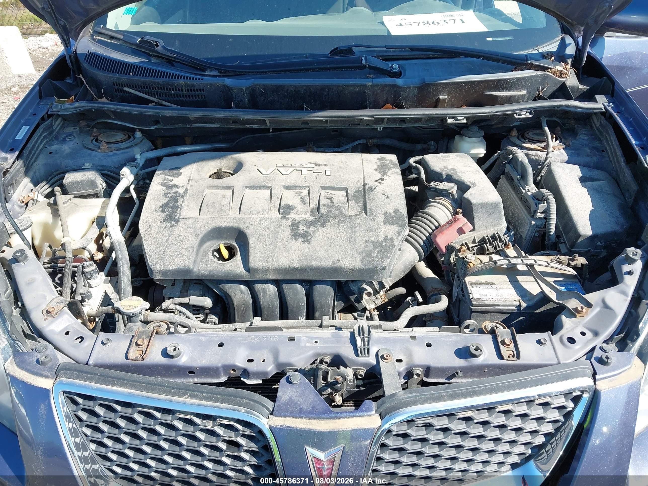 2010 Pontiac Vibe Gray vin: 5Y2SP6E83AZ403957
