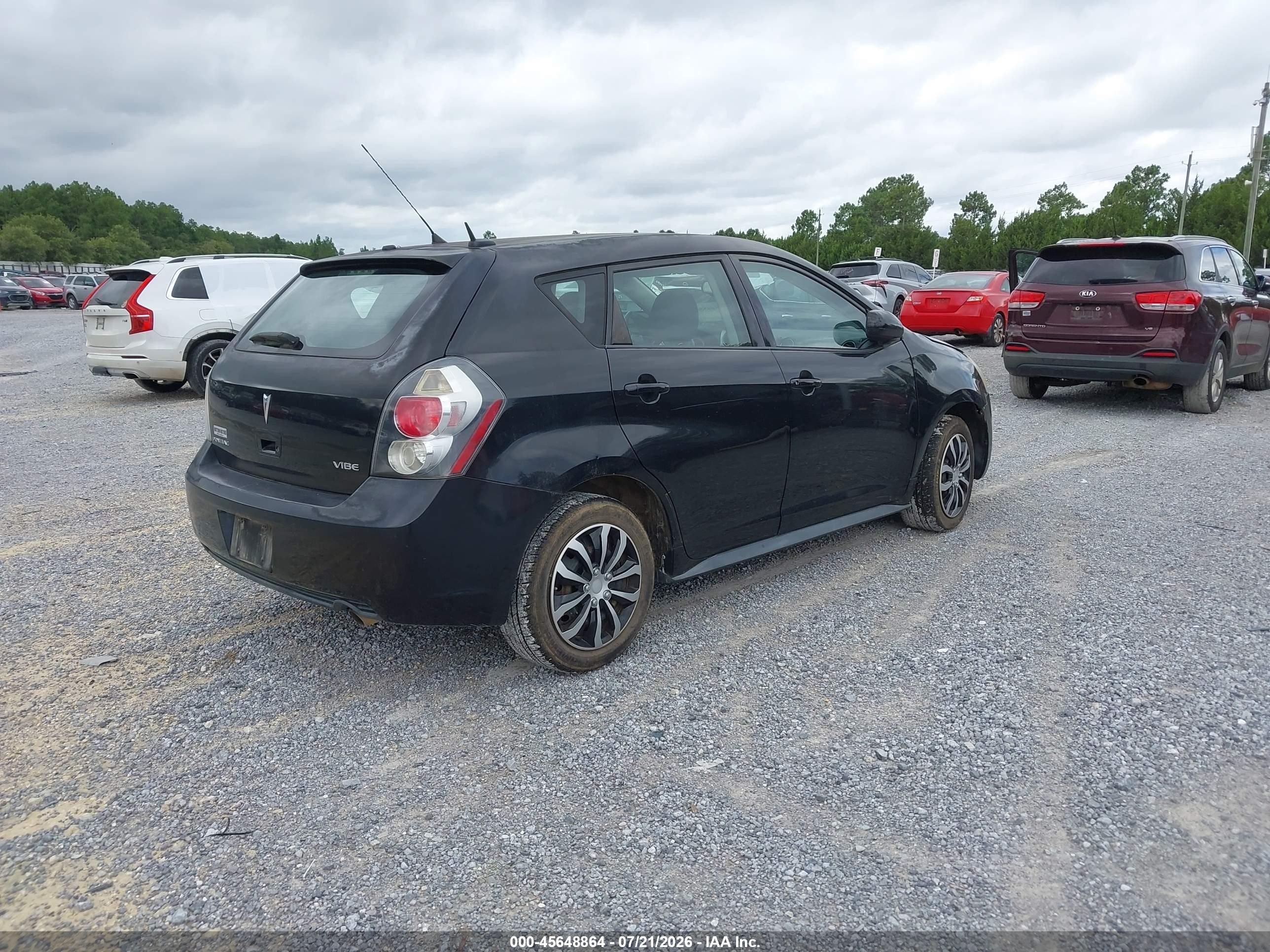 2010 Pontiac Vibe   Black vin: 5Y2SP6E86AZ415407