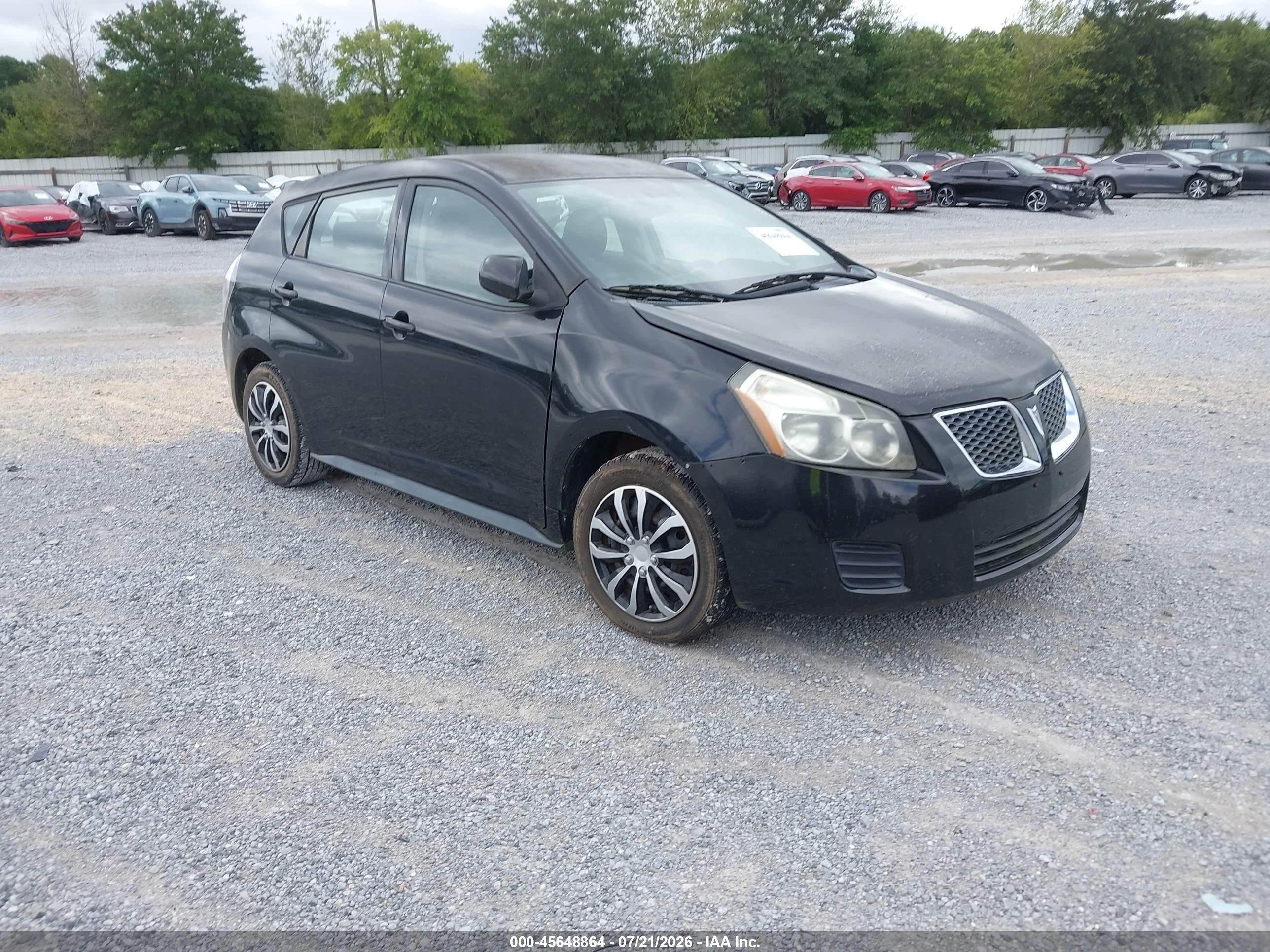 2010 Pontiac Vibe   Black vin: 5Y2SP6E86AZ415407