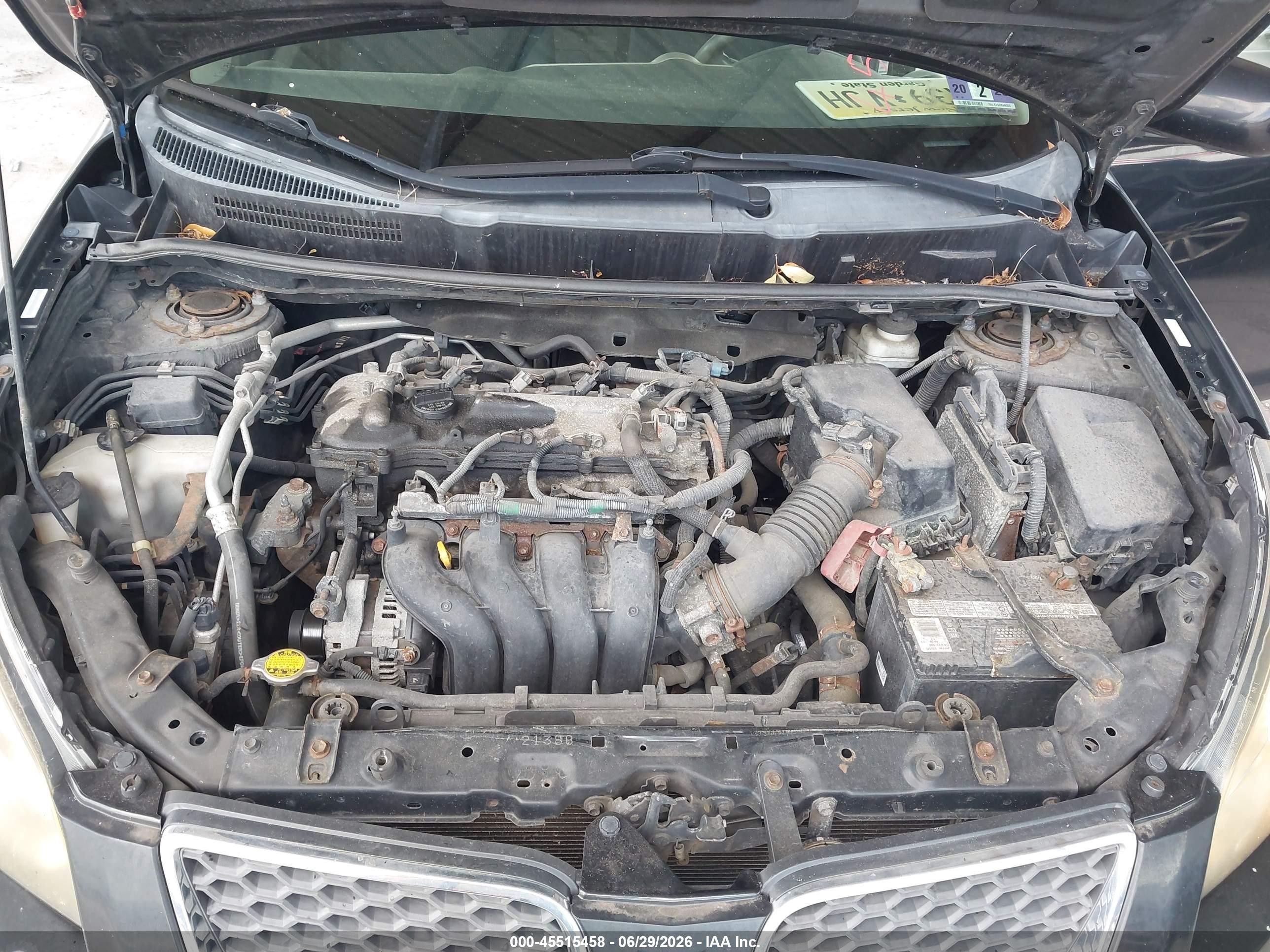 2010 Pontiac Vibe   Black vin: 5Y2SP6E86AZ419246