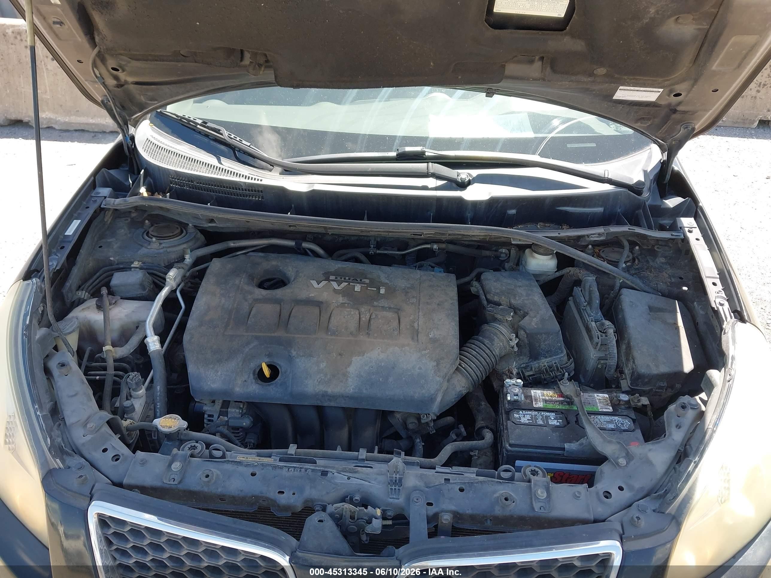 2010 Pontiac Vibe Черный vin: 5Y2SP6E87AZ420101