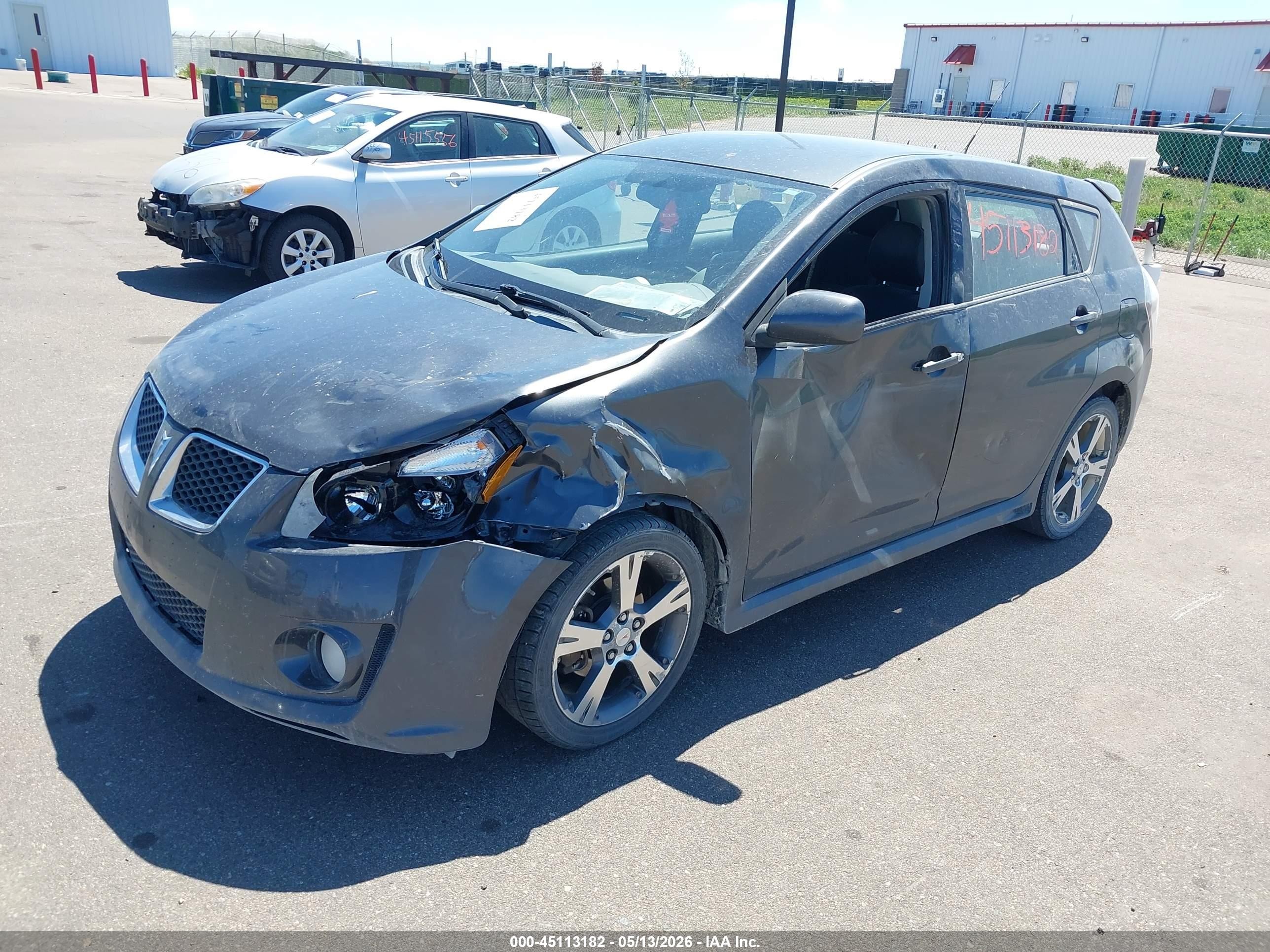 2009 Pontiac Vibe Gt Gray vin: 5Y2SR67009Z435634