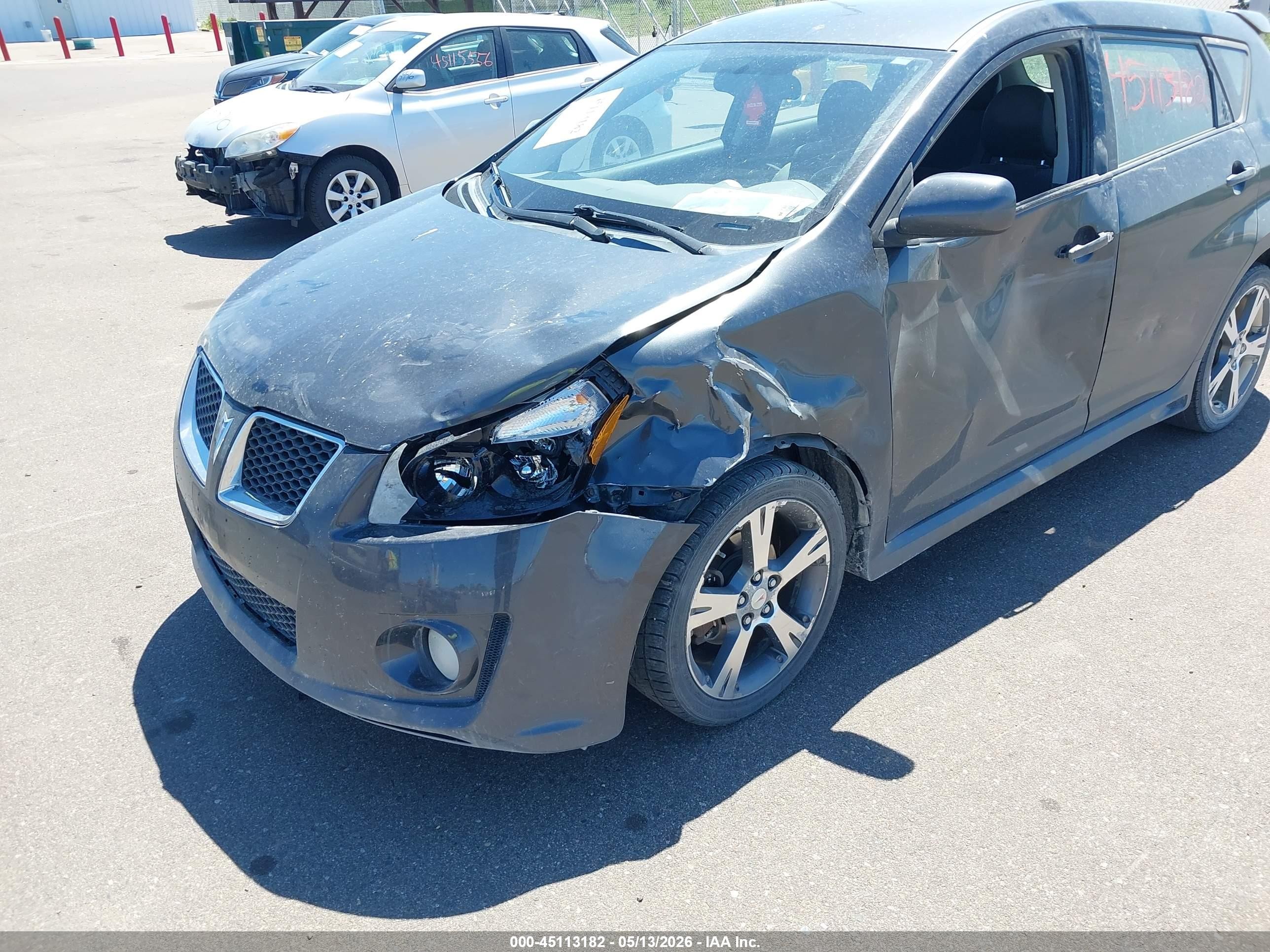 2009 Pontiac Vibe Gt Gray vin: 5Y2SR67009Z435634