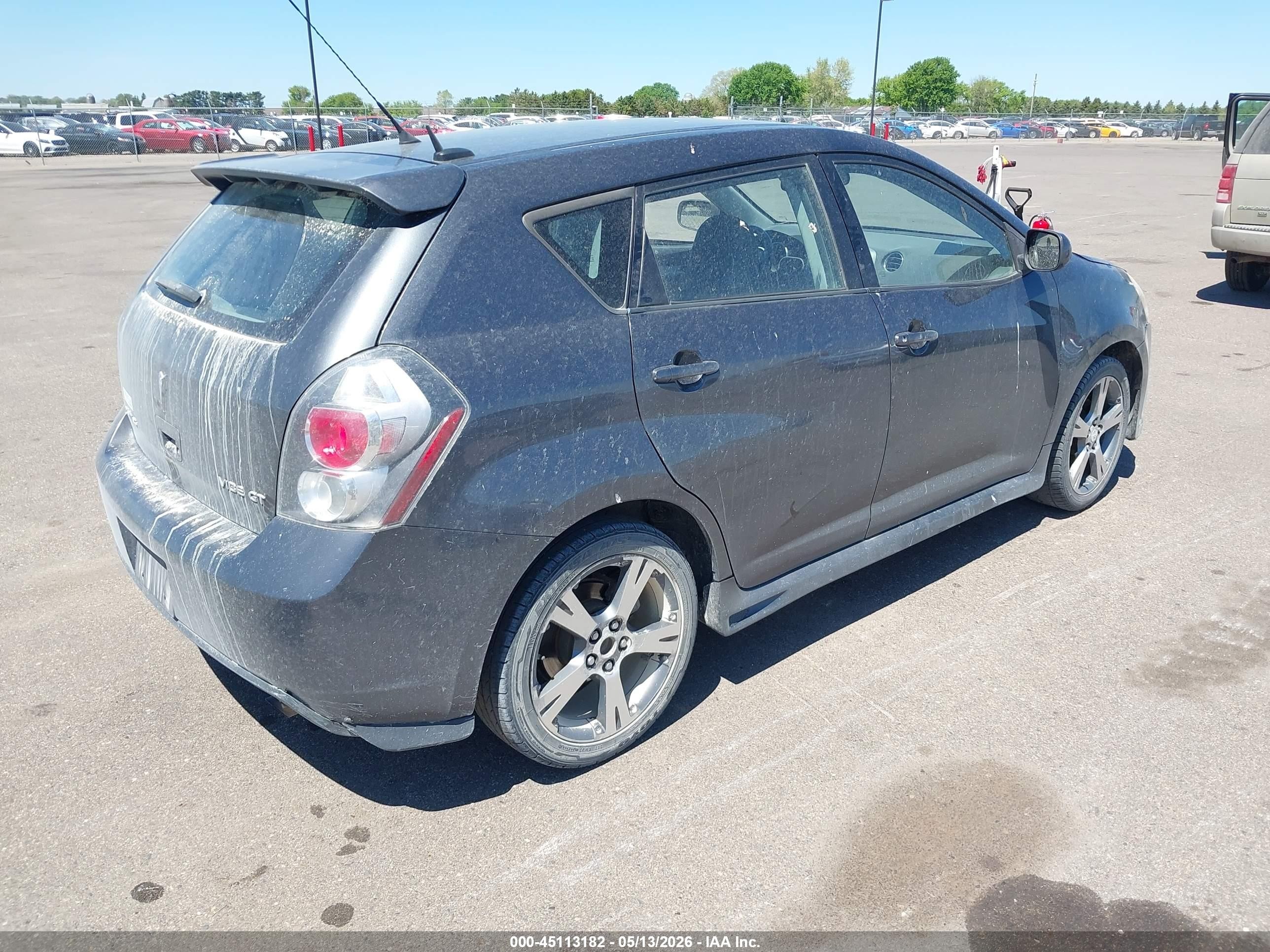 2009 Pontiac Vibe Gt Gray vin: 5Y2SR67009Z435634
