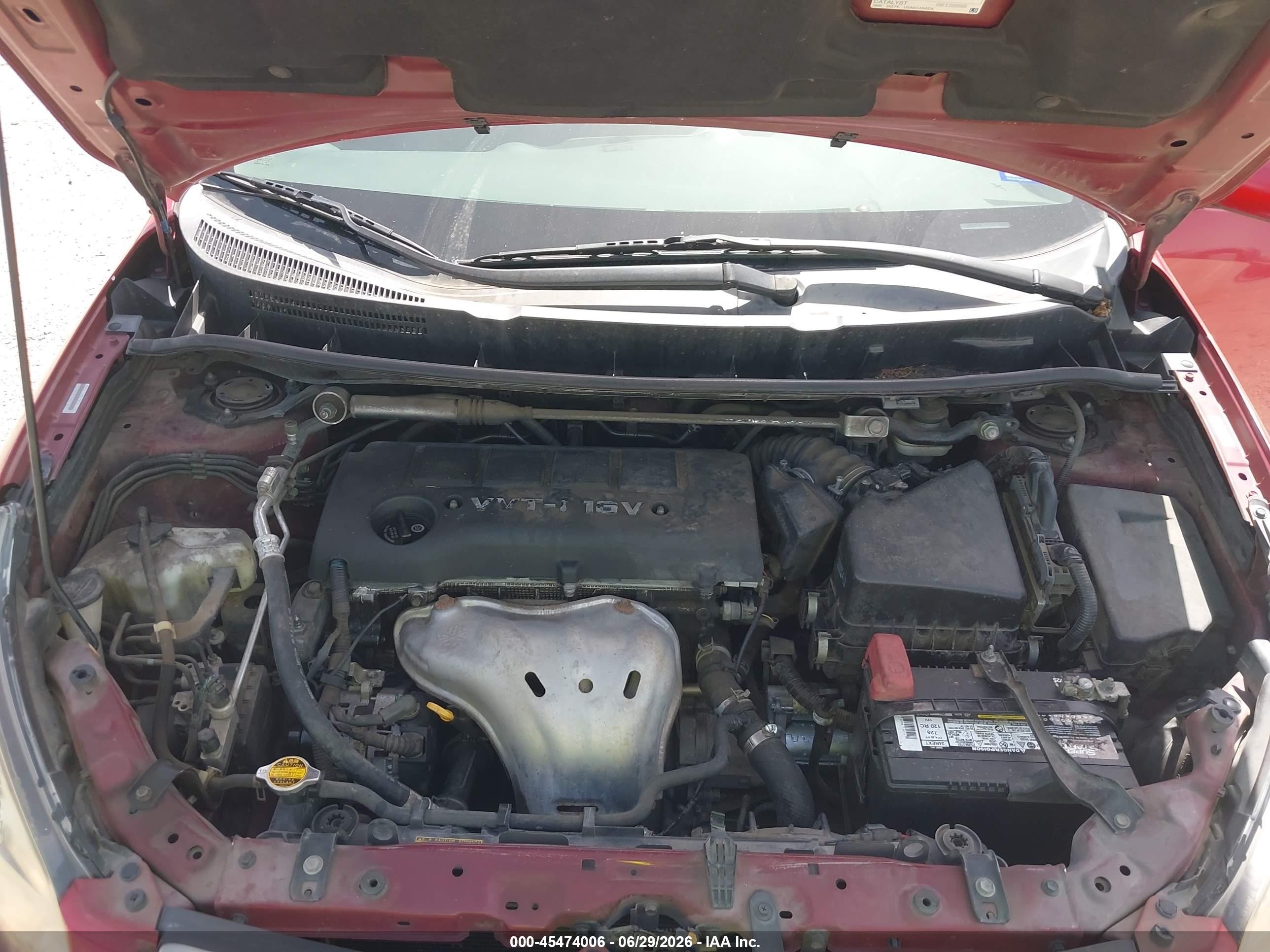 2009 Pontiac Vibe Gt Red vin: 5Y2SR67009Z442812
