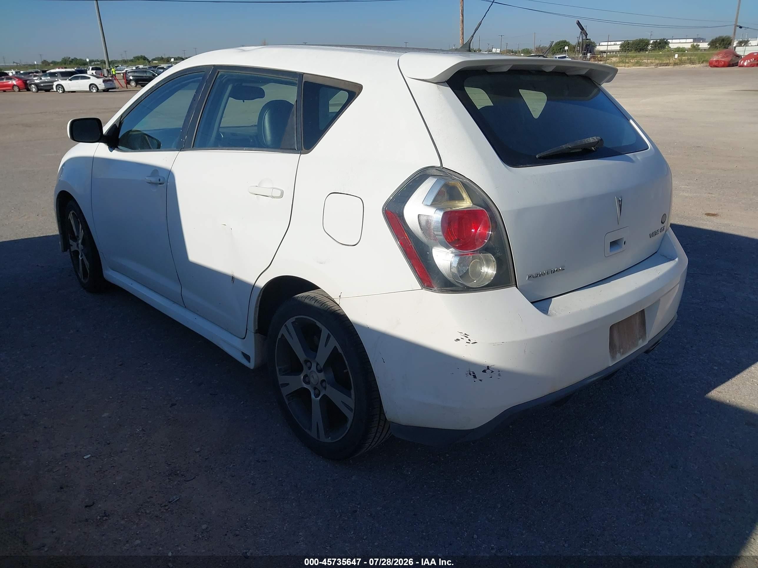 2009 Pontiac Vibe Gt White vin: 5Y2SR67019Z461191