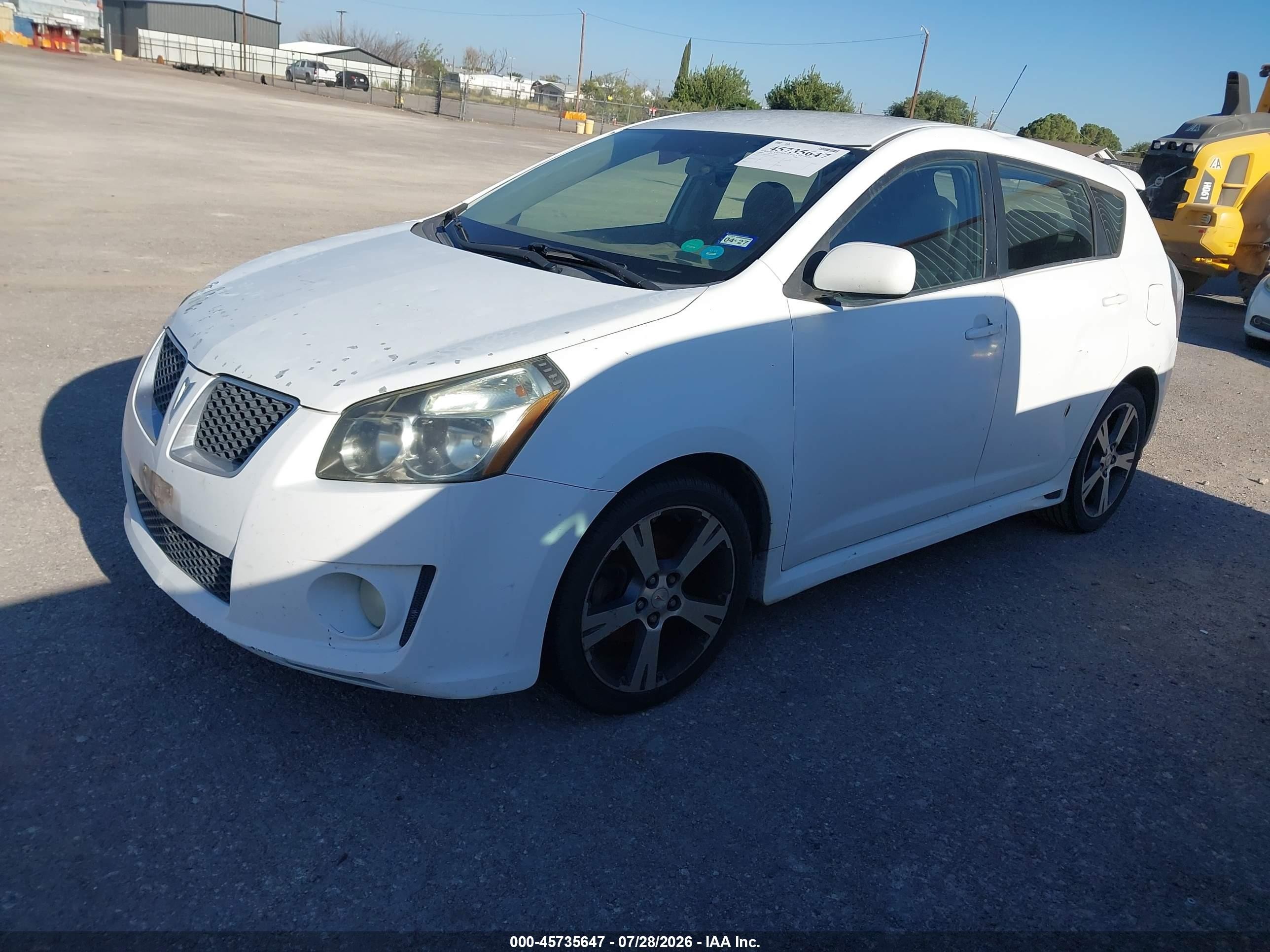 2009 Pontiac Vibe Gt White vin: 5Y2SR67019Z461191