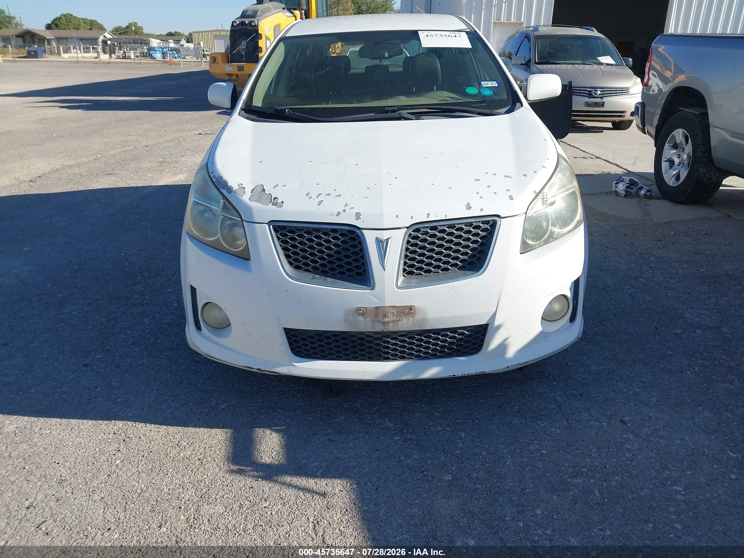 2009 Pontiac Vibe Gt White vin: 5Y2SR67019Z461191