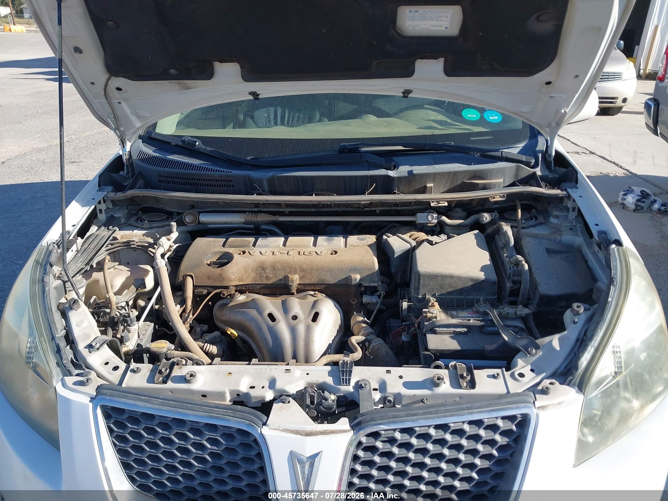 2009 Pontiac Vibe Gt White vin: 5Y2SR67019Z461191