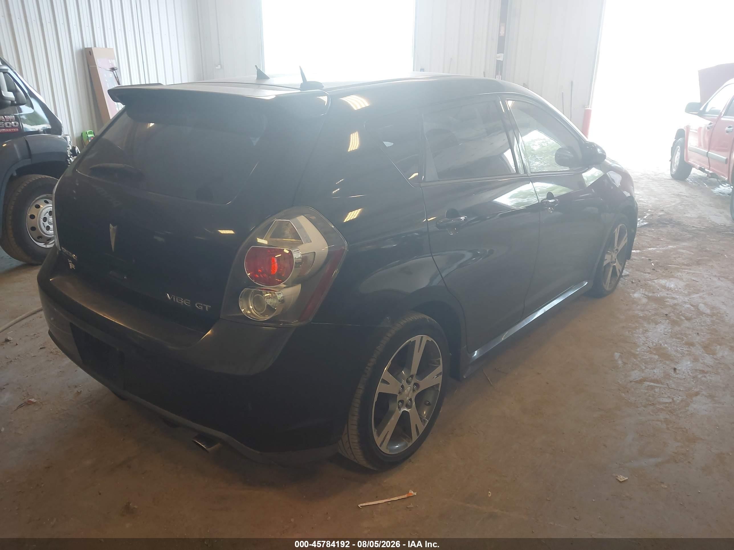 2009 Pontiac Vibe Gt Черный vin: 5Y2SR67029Z411478